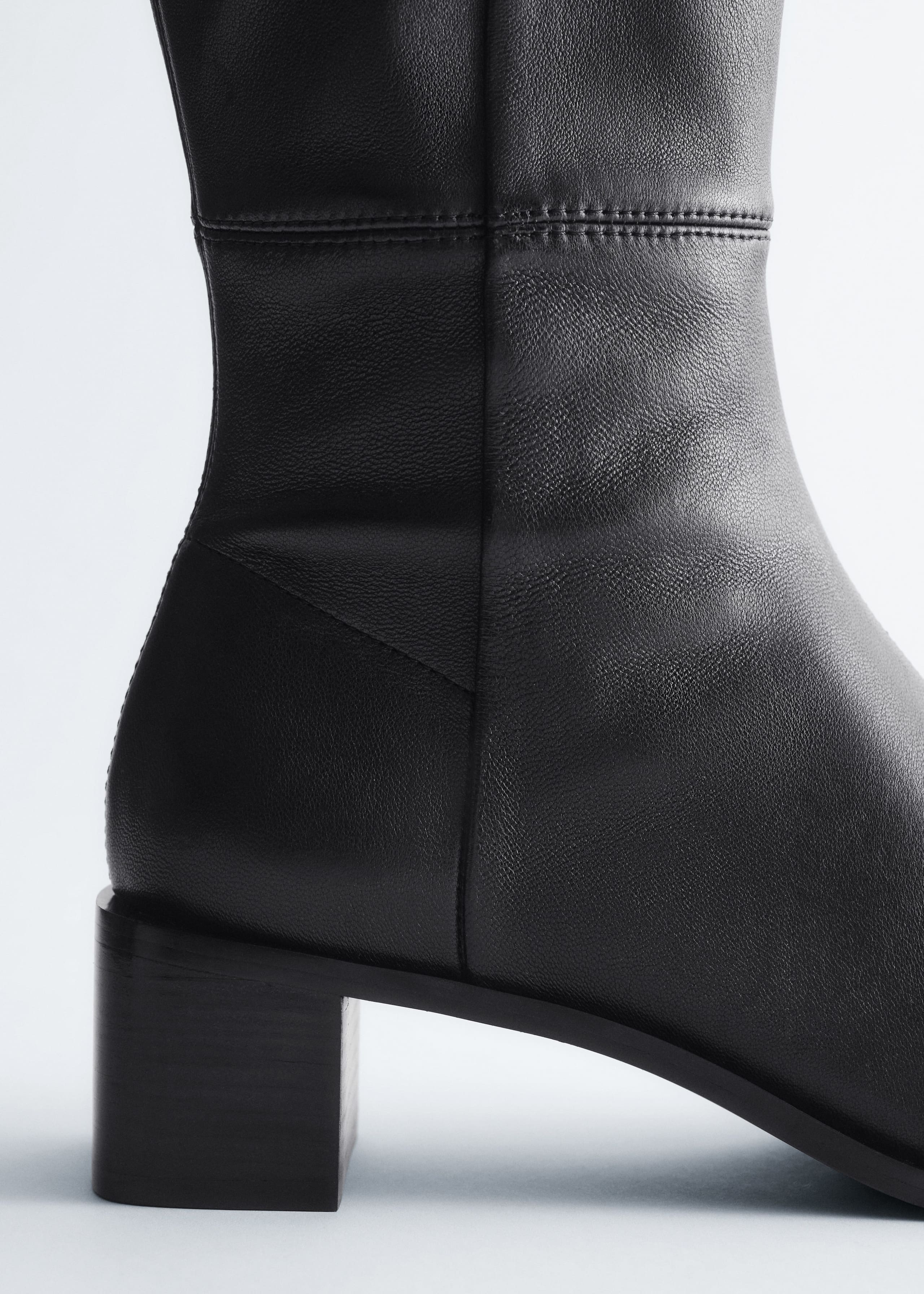 Image of Knee-High Nappa Sock Boots