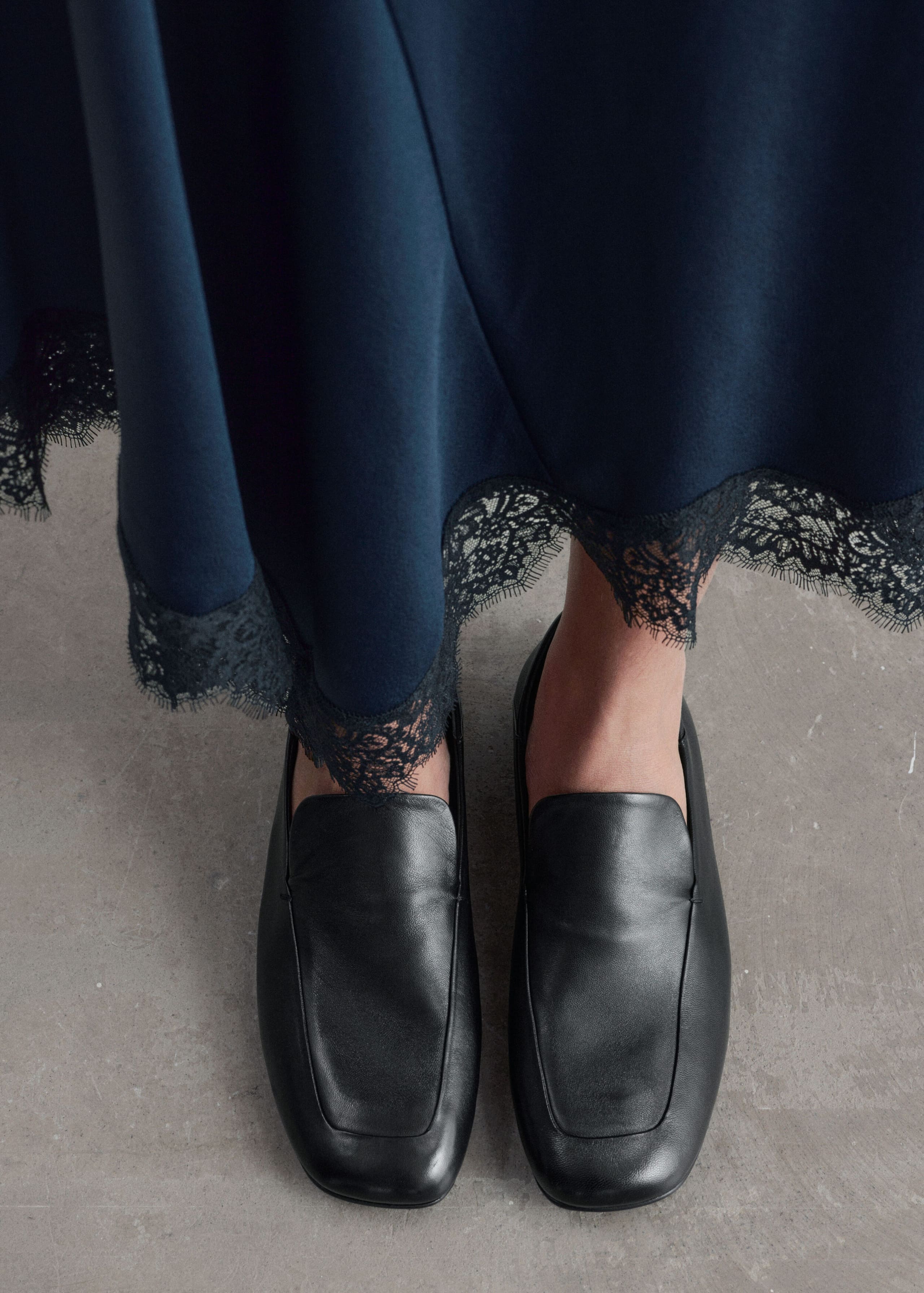 Mocasines de piel - Negro - Bodegón