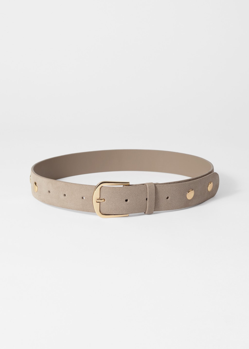 Image of Studded Suede Belt