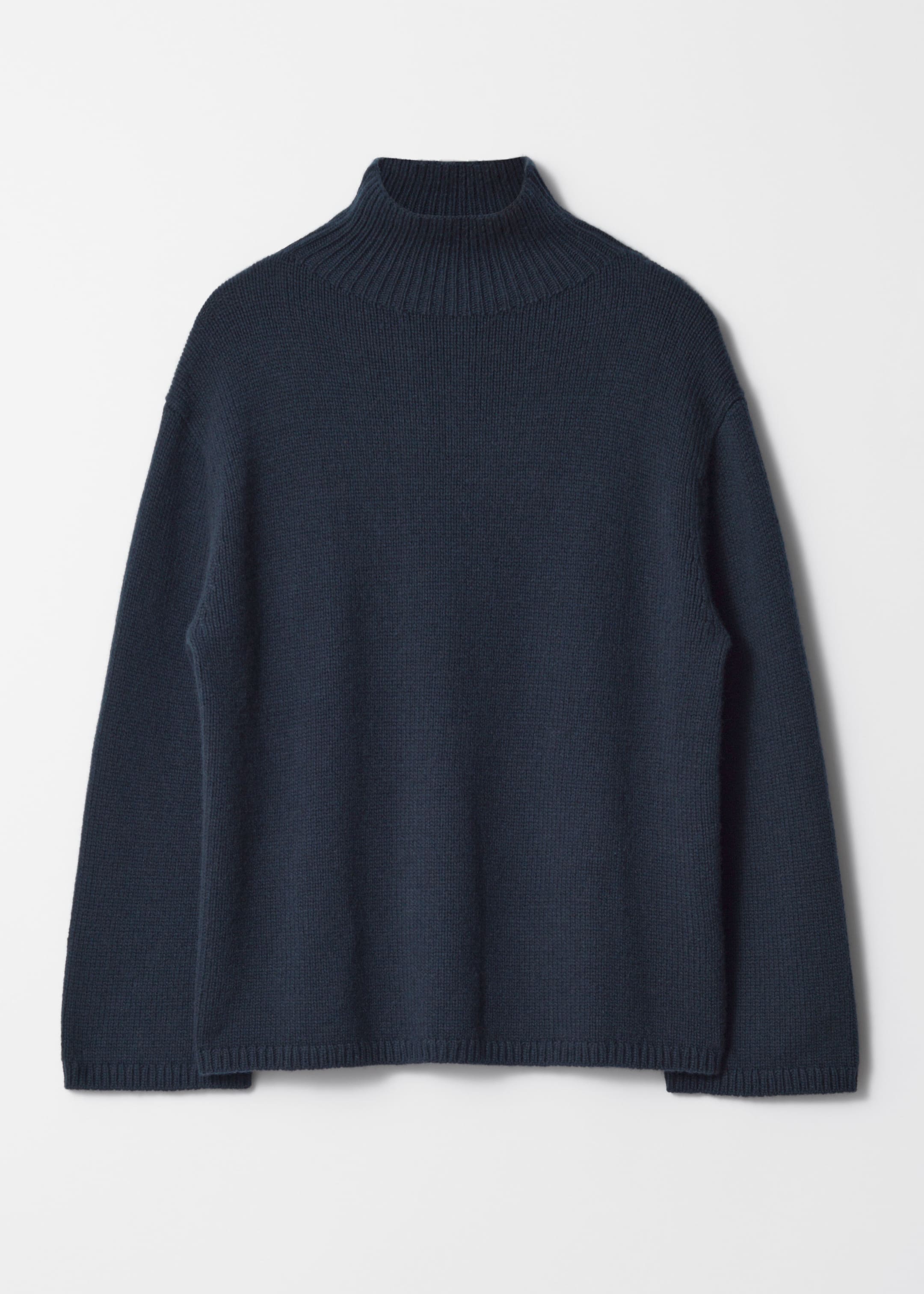 Grösseres Bild ansehen: Rollkragenpullover aus Kaschmir-Mix - Navyblau - DAMEN | H&M CH 6