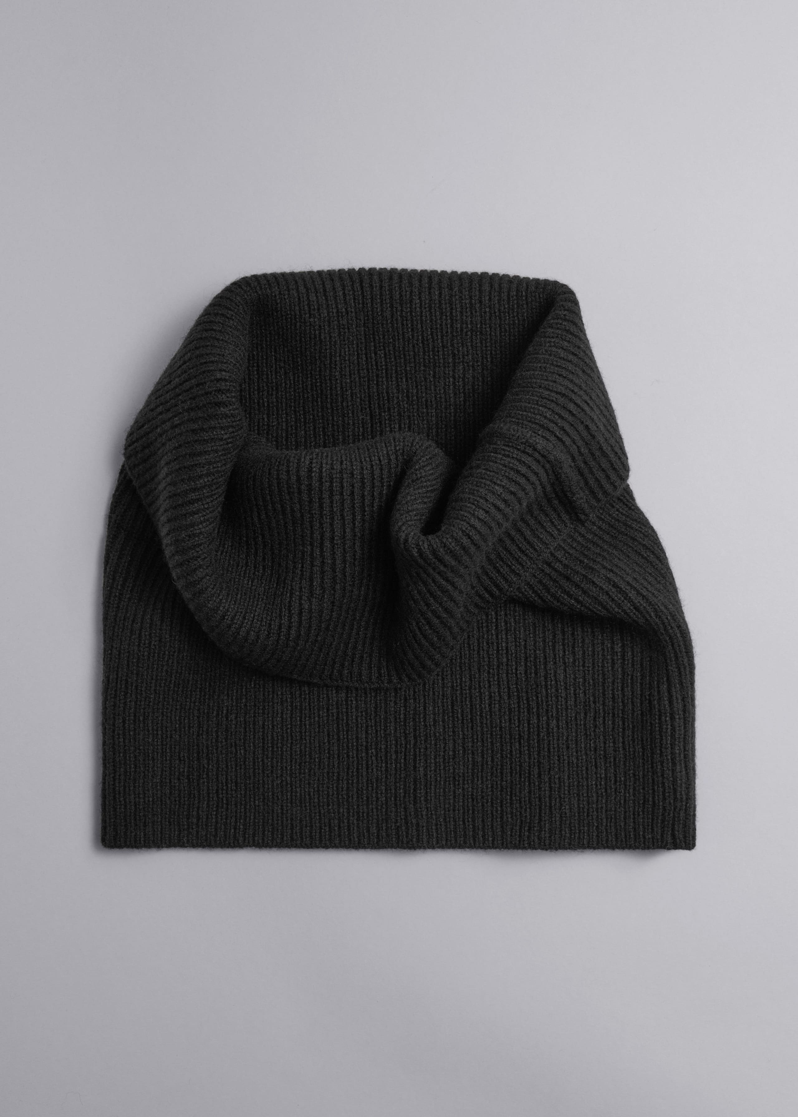 Soft Wool Tube Scarf - Grey - Still Life