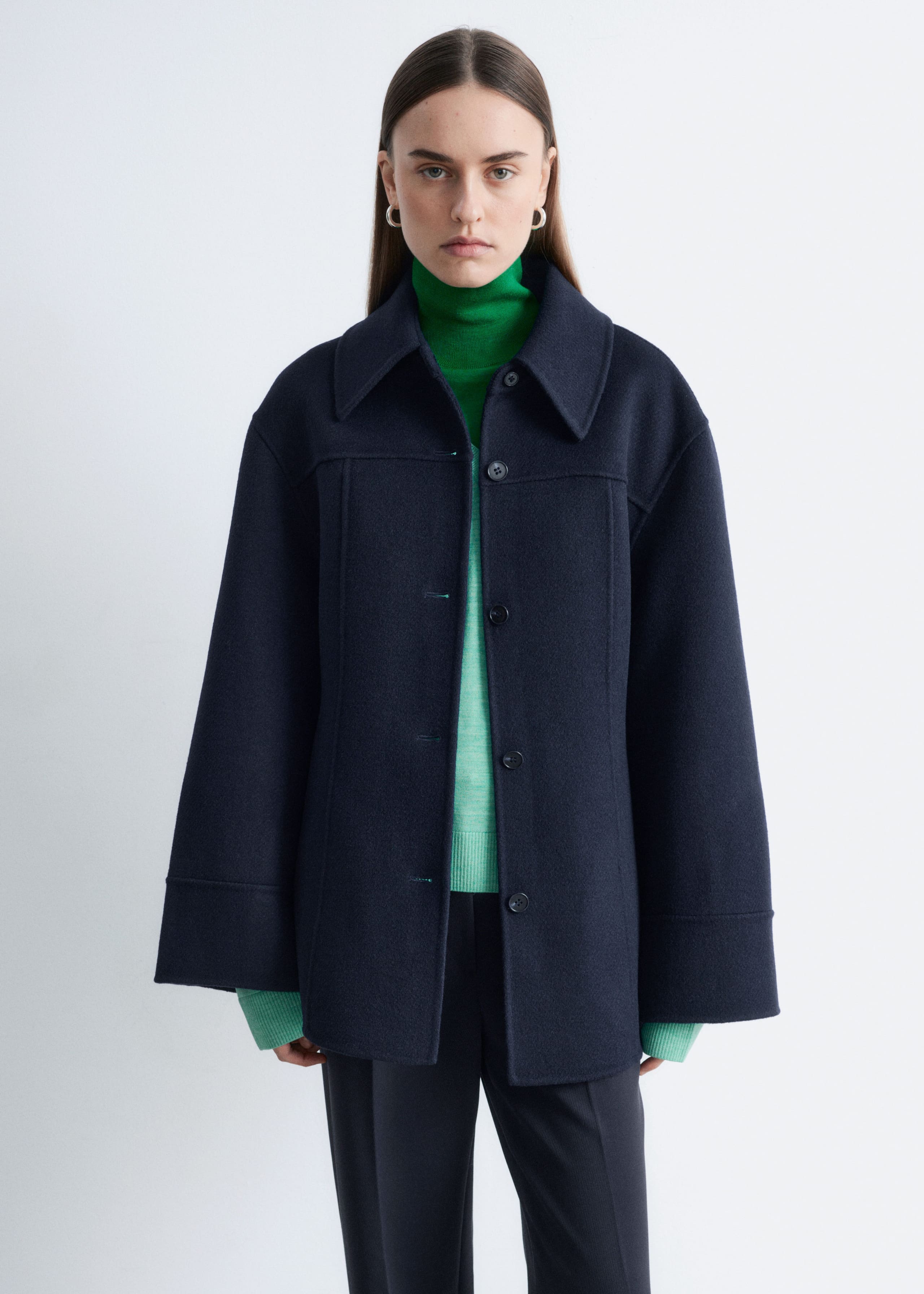 Image of Tapered Wool Jacket