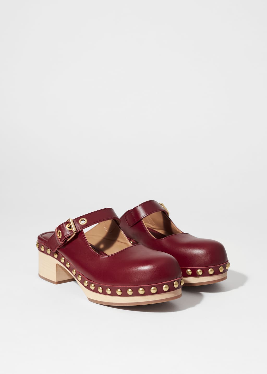 Image of Mules Mary Jane in pelle