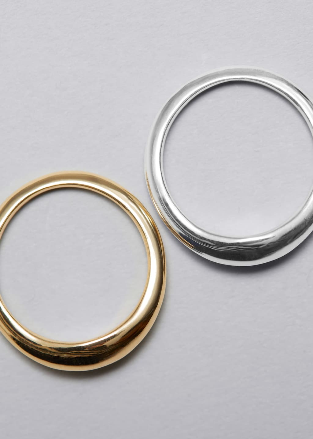 Sculptural Ring Set - Gold/Silver - Still Life