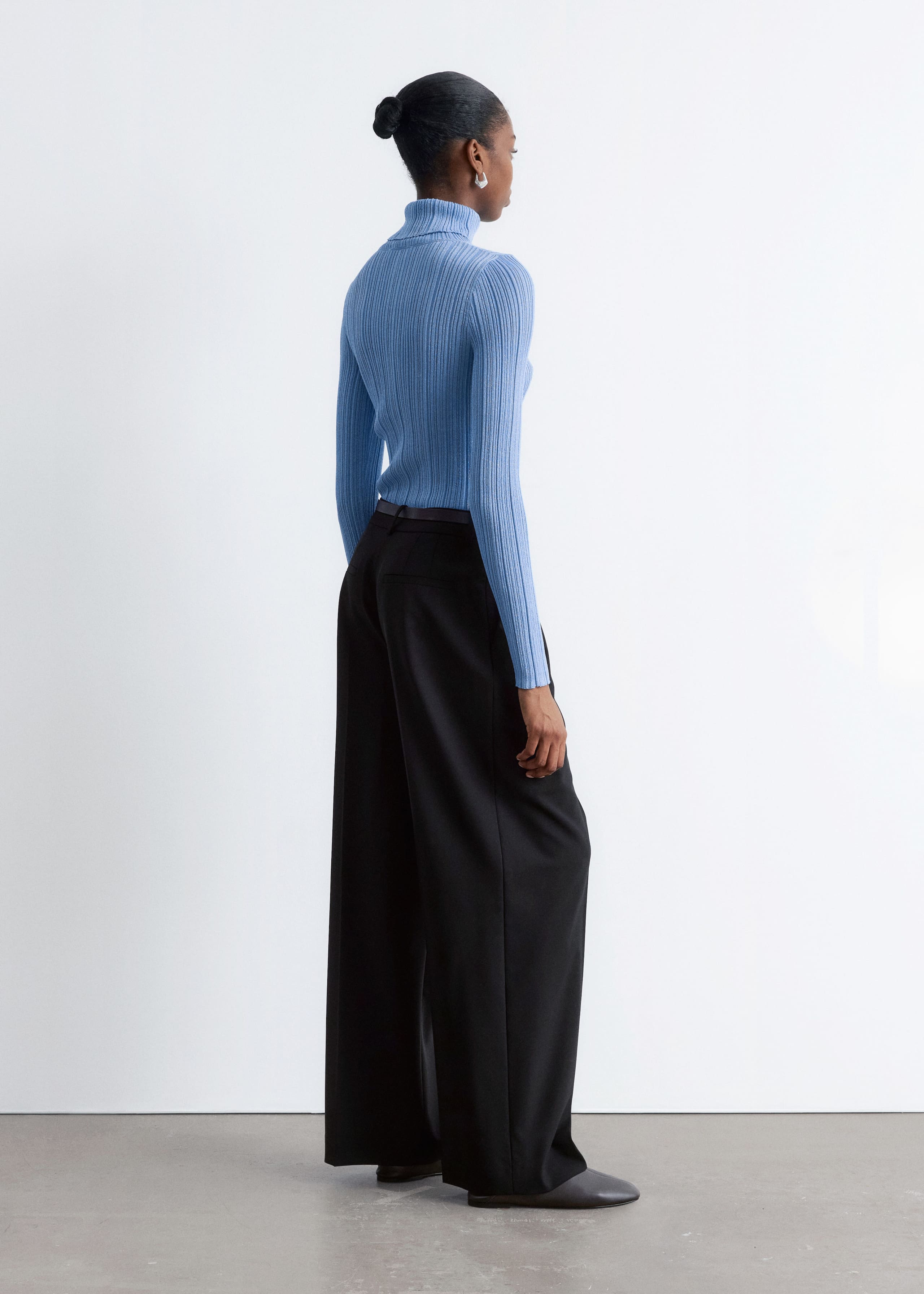 Image of Tailored Wool Trousers