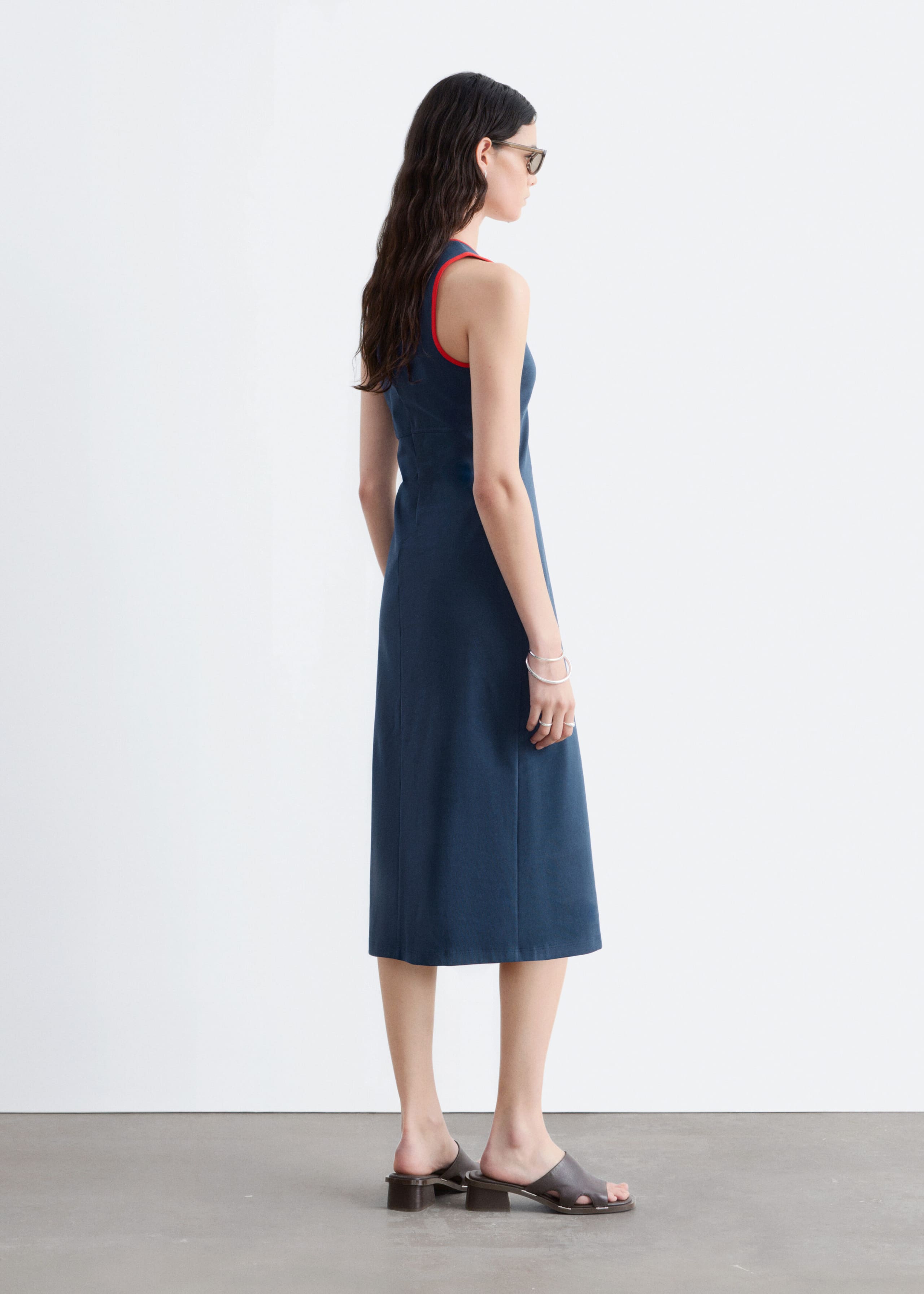 Image of U-Neck Midi Dress