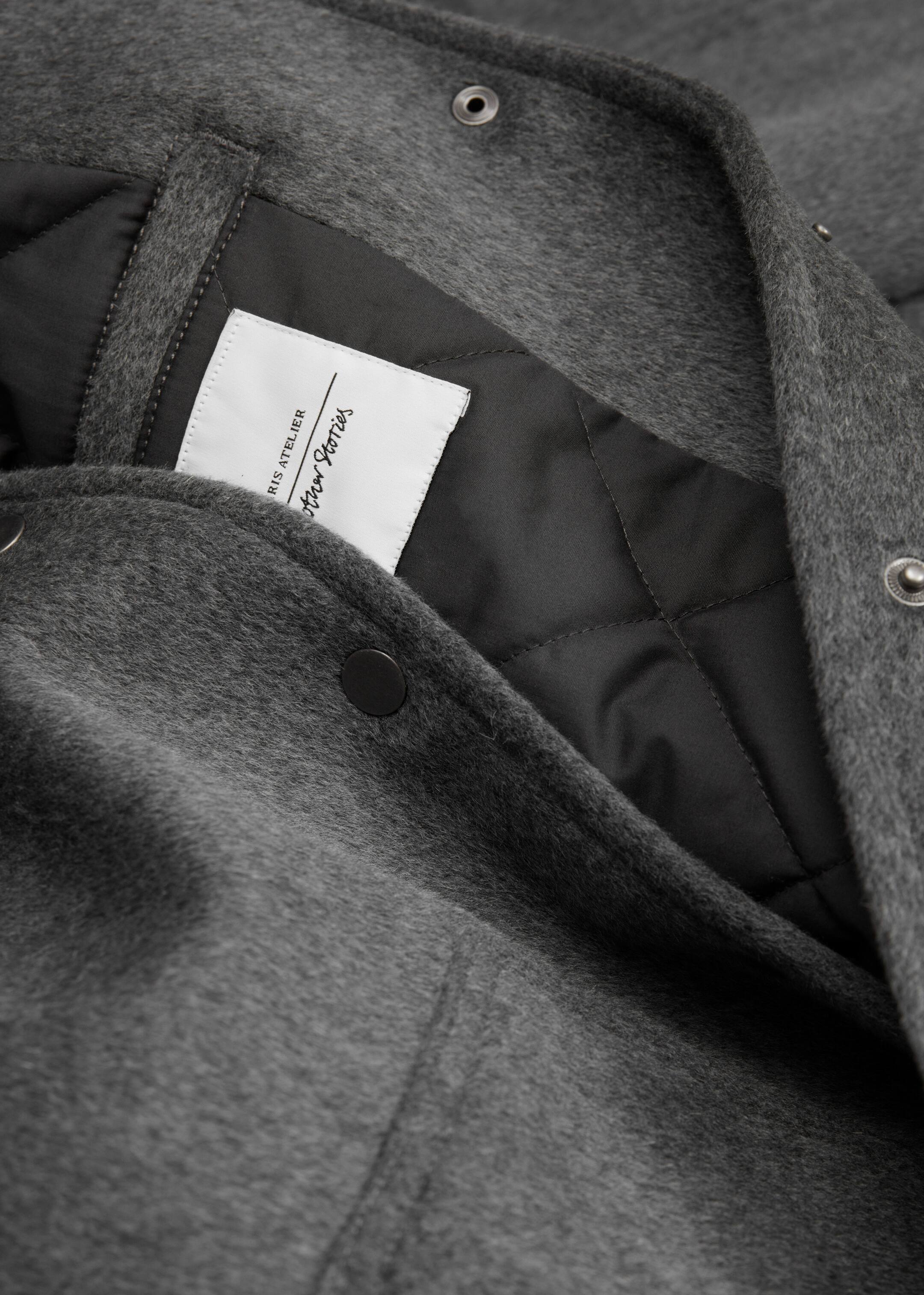 Größeres Bild ansehen: Oversized-Wolljacke - Grau meliert - Ladies | H&M DE 3