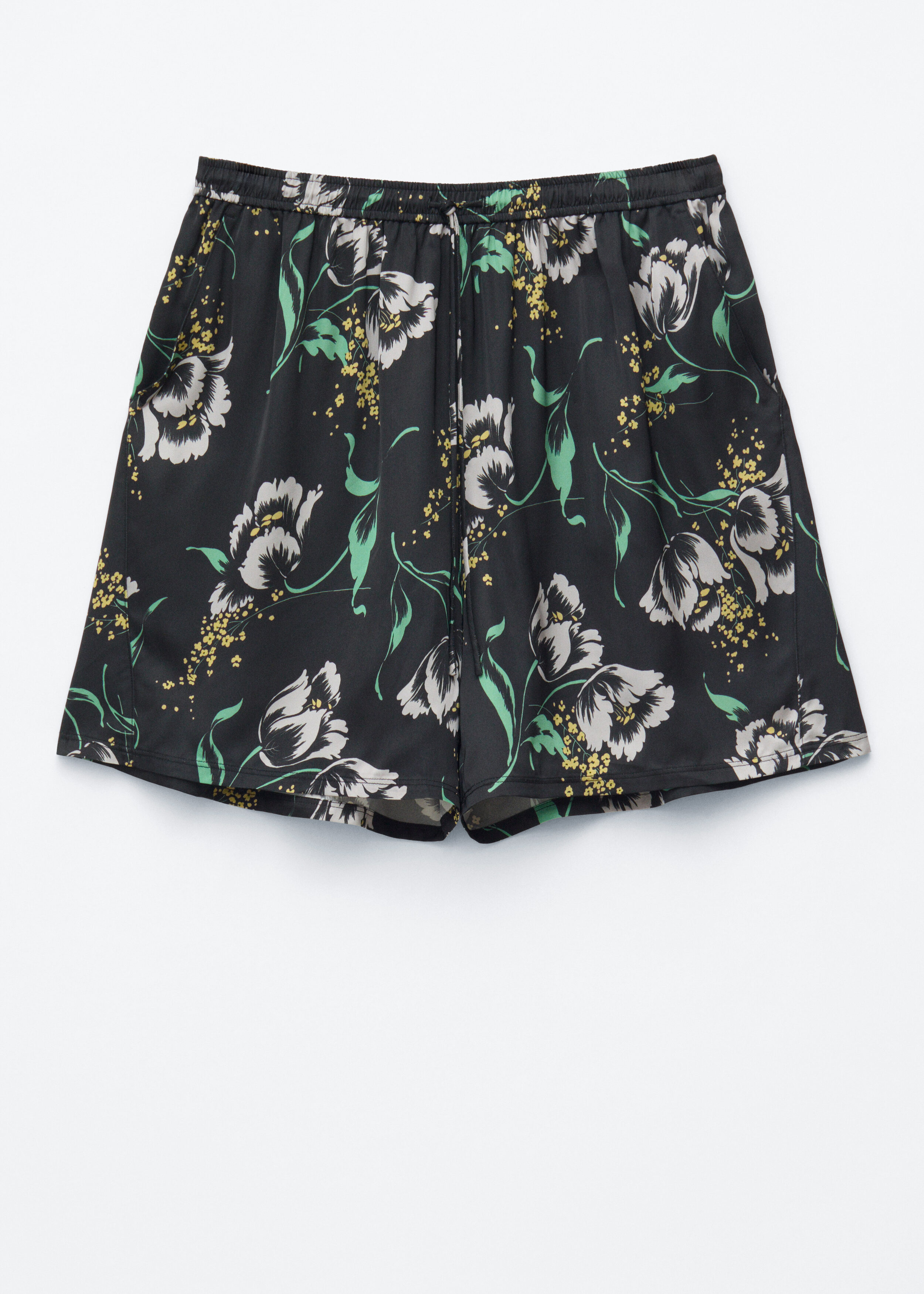 Floral Drawstring Shorts