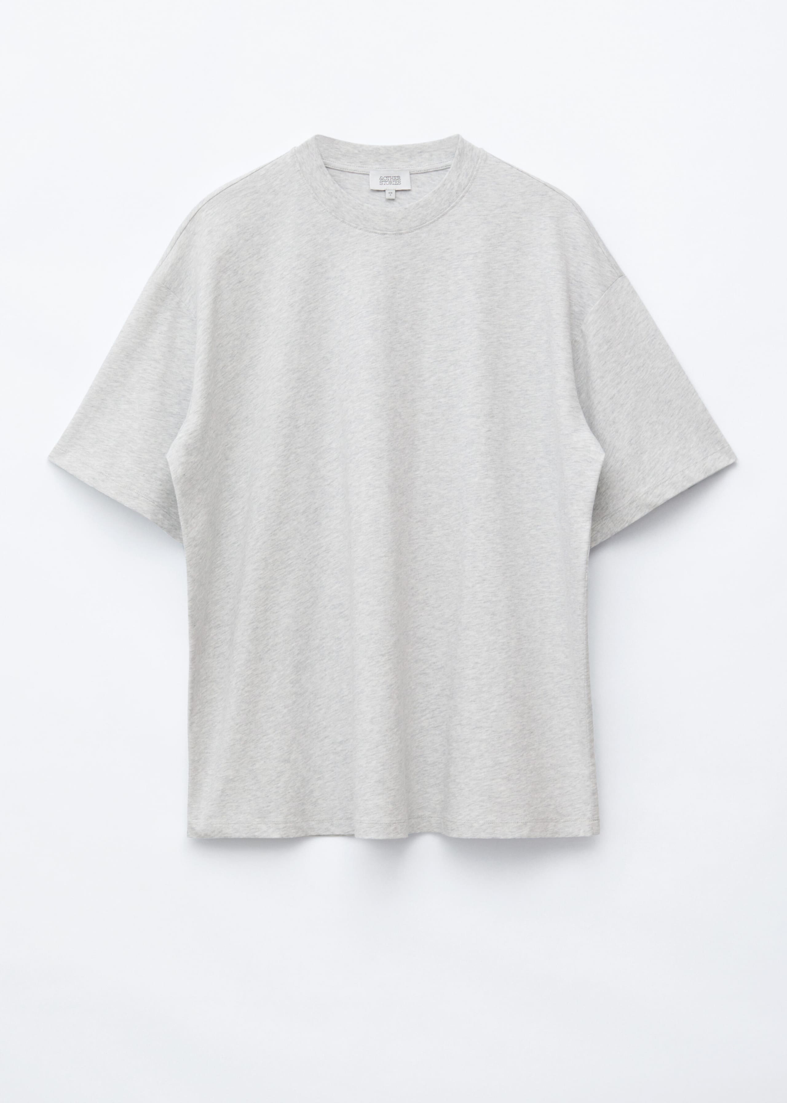 Oversized katoenen T-shirt - Lichtblauw - Stilleven
