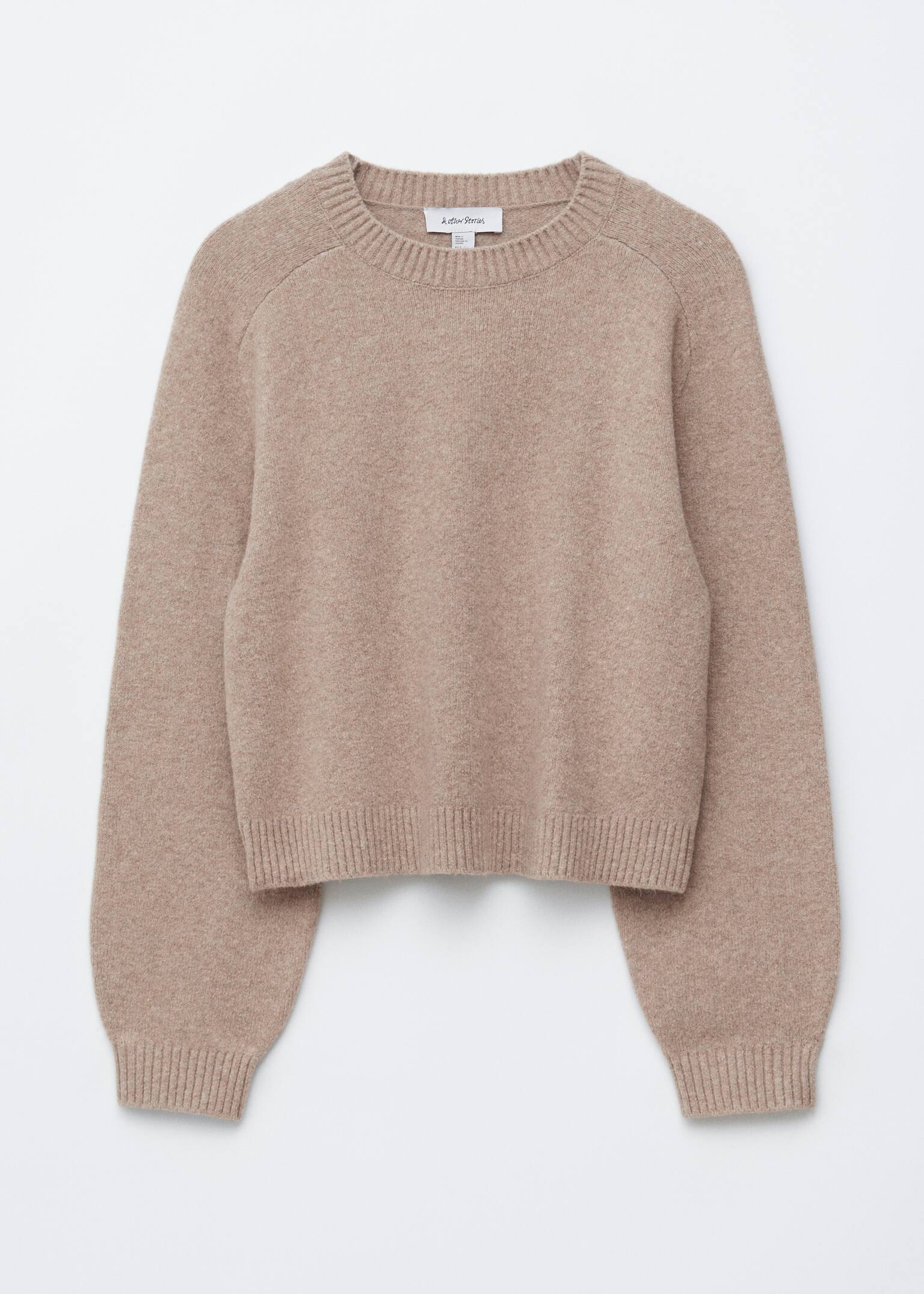 Gestrickter Pullover - Beige/Dunkelbraun/Dunkelrot/Dunkles Türkis/Hellgrün - 2