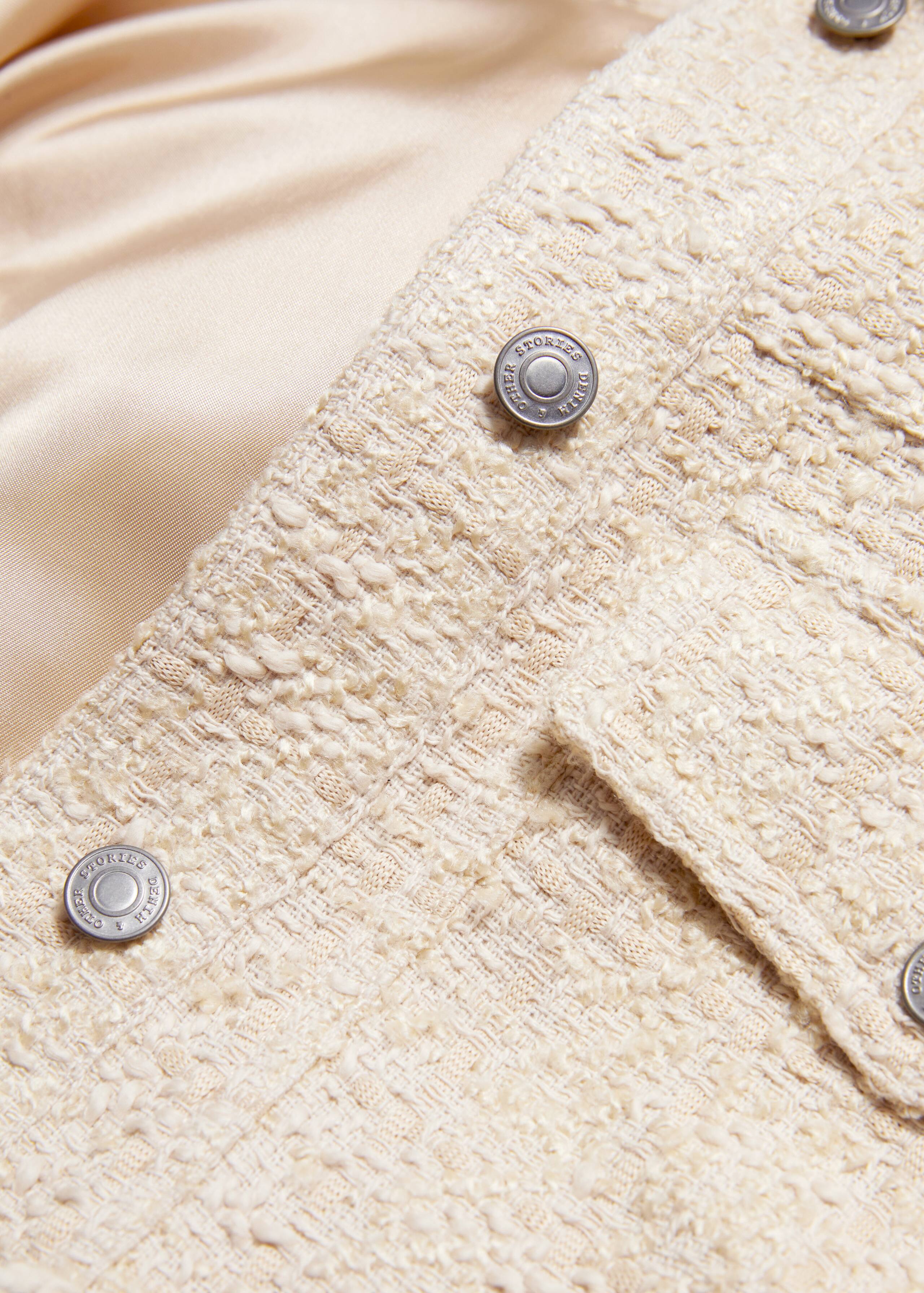 Image of Tweed Drawstring Jacket