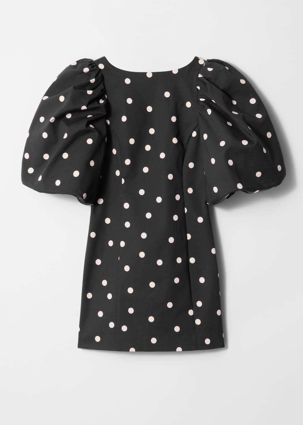 Image of Puff-Sleeve Mini Dress