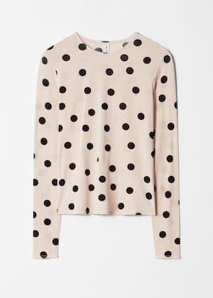 Beige Polka Dot