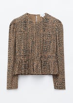 Beige/Leopard Print