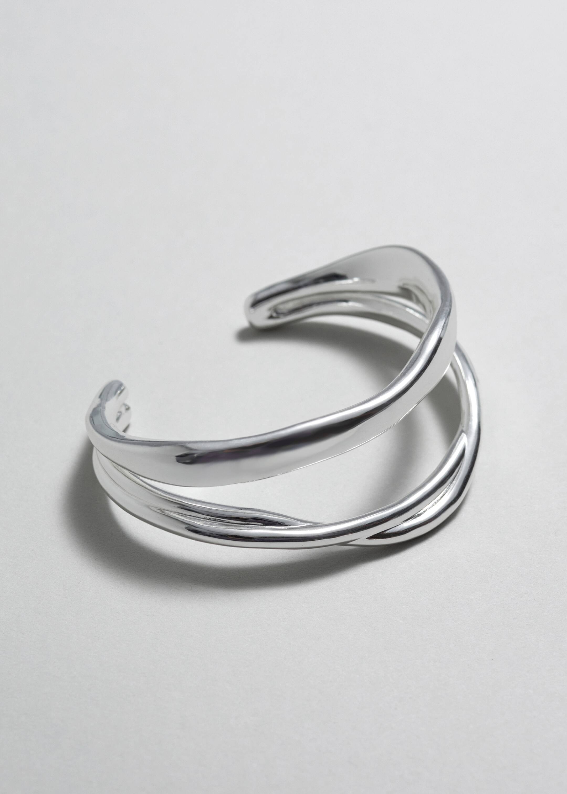 Grotere afbeelding bekijken: Gemodelleerde armband - Zilver - DAMES | H&M NL 1