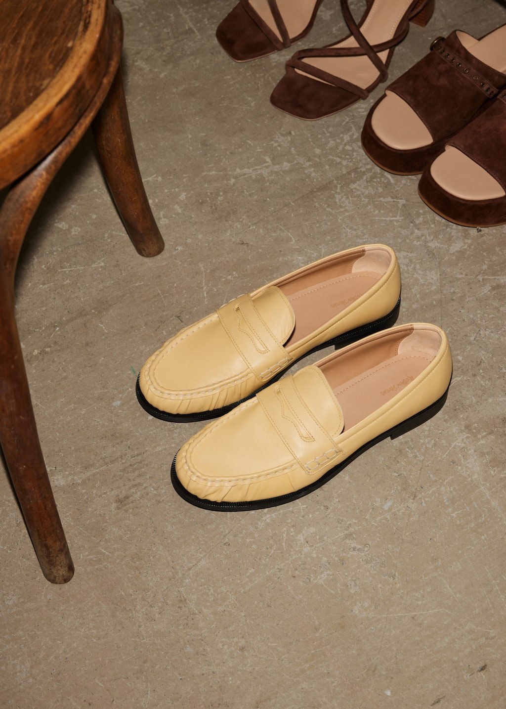 Penny Loafers - Brown - Lookbook