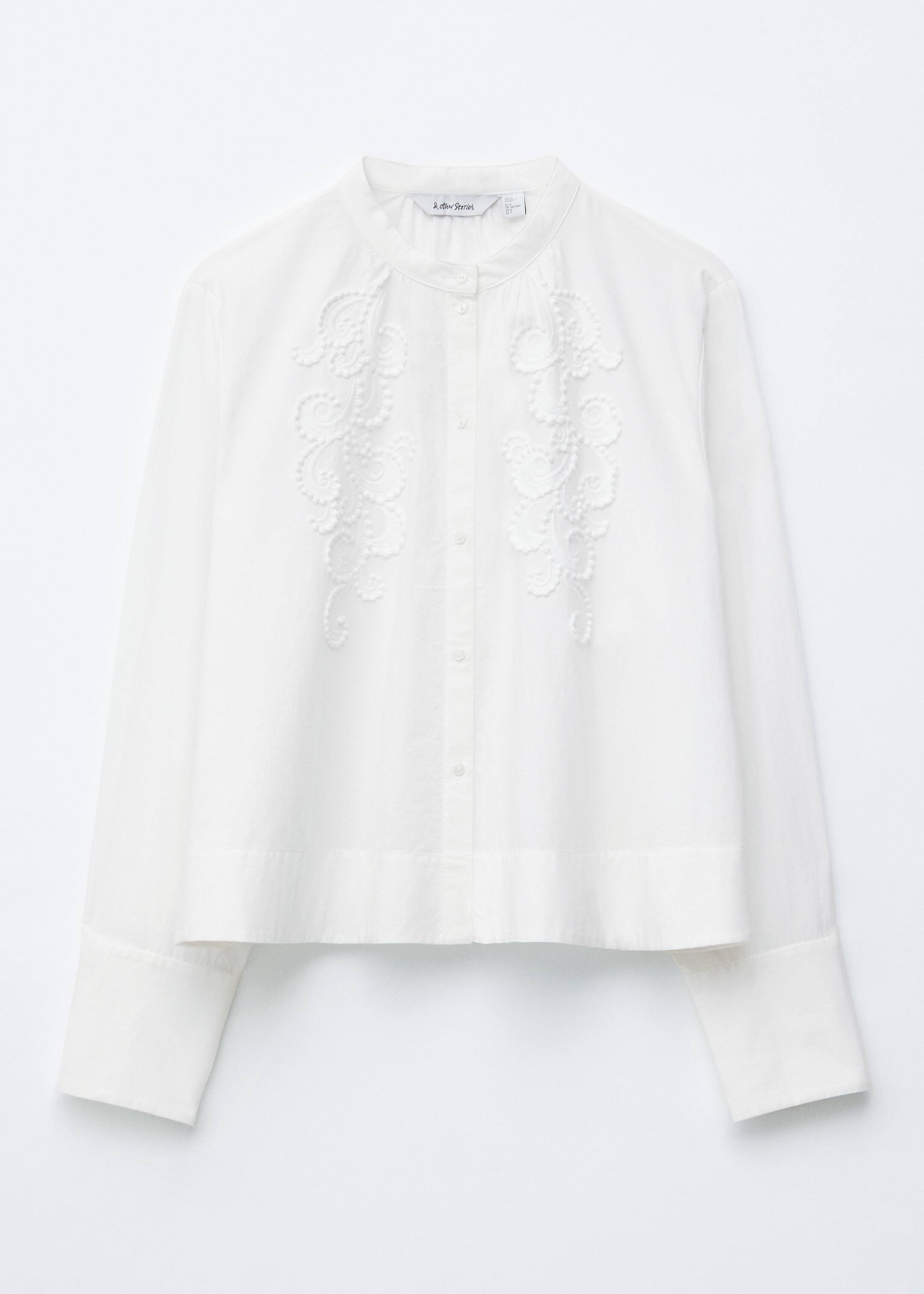 Visualizza immagine più grande: Blusa ricamata in cotone - Bianco - DONNA | H&M IT 6