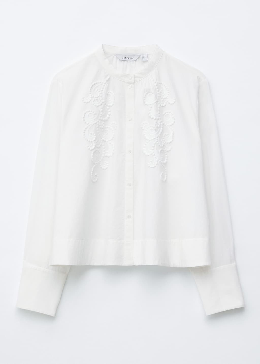 Image of Cotton Embroidered Blouse