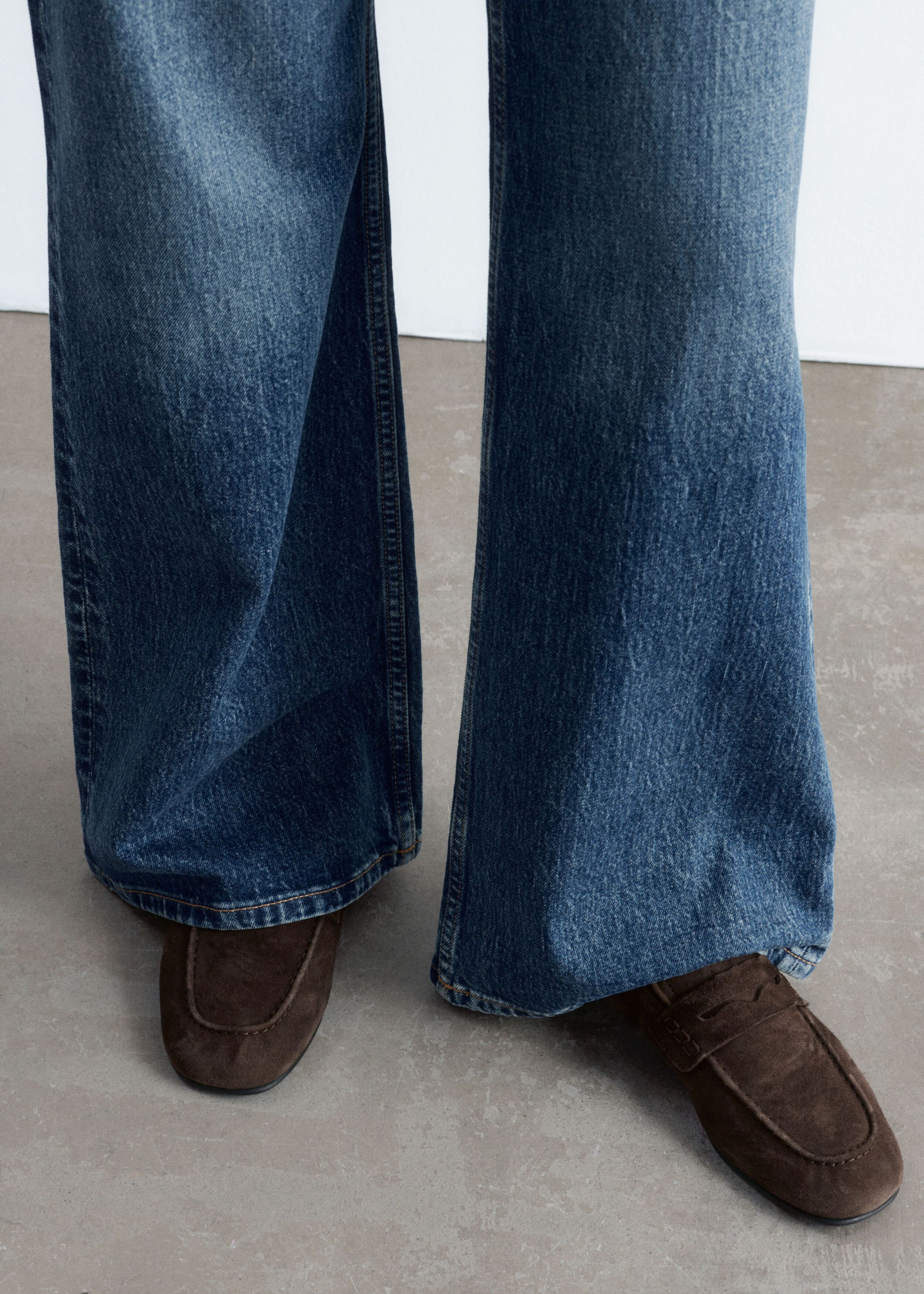 Ruched Loafers - Cognac - Lookbook