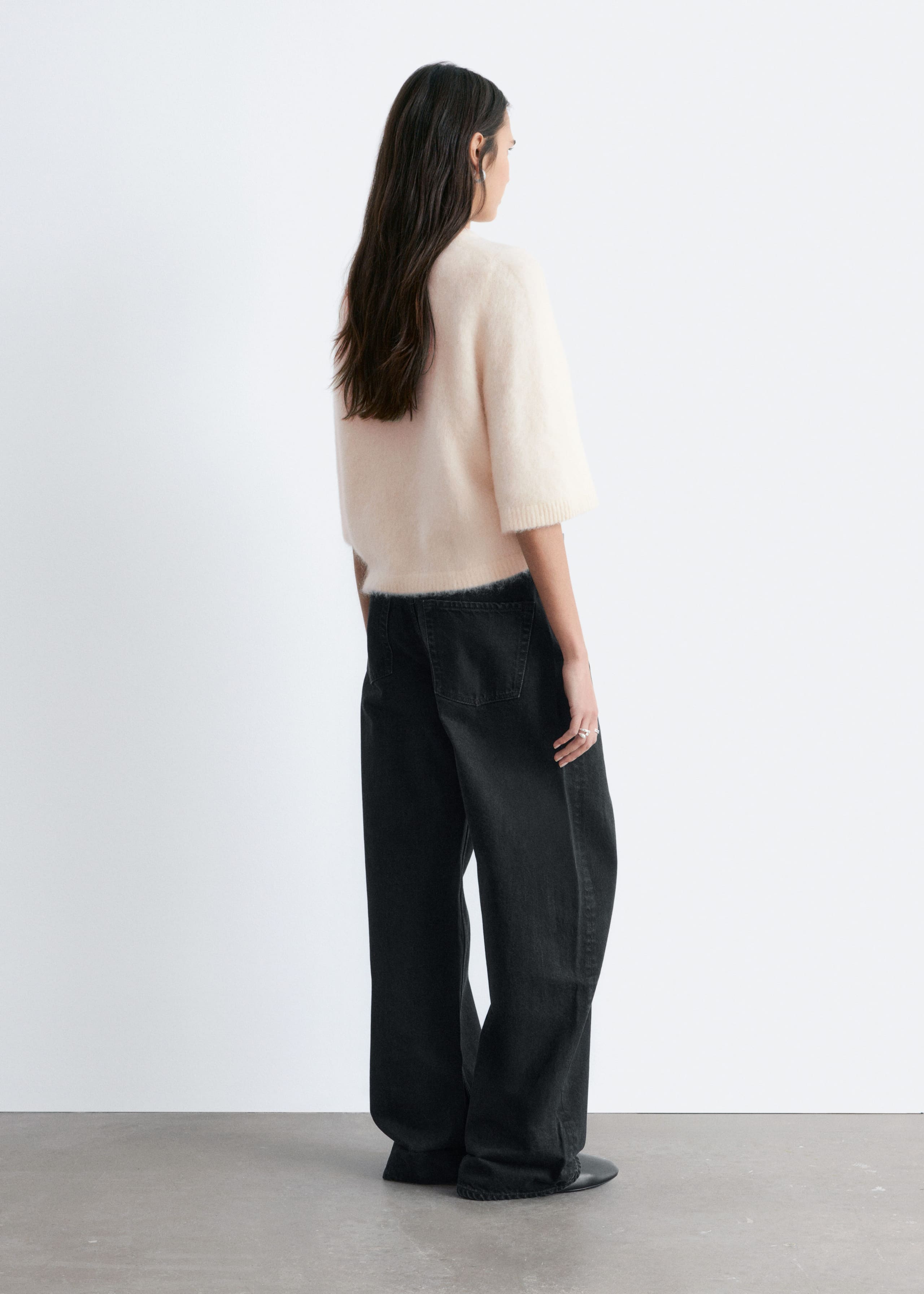 Image of Mohair-Blend Knitted T-shirt