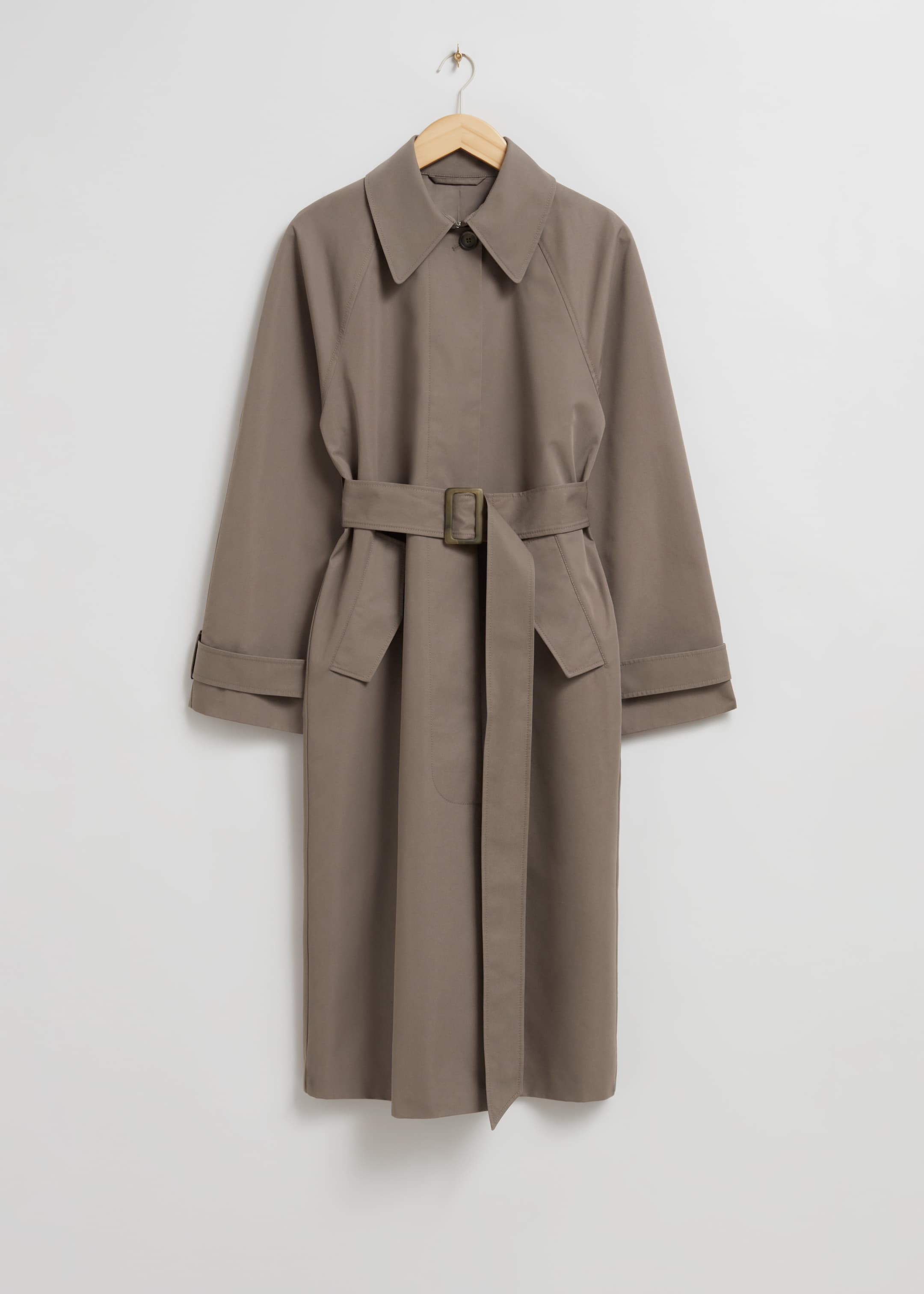 View larger image: Relaxed Trench Coat - Mole - Ladies | H&M GB 1