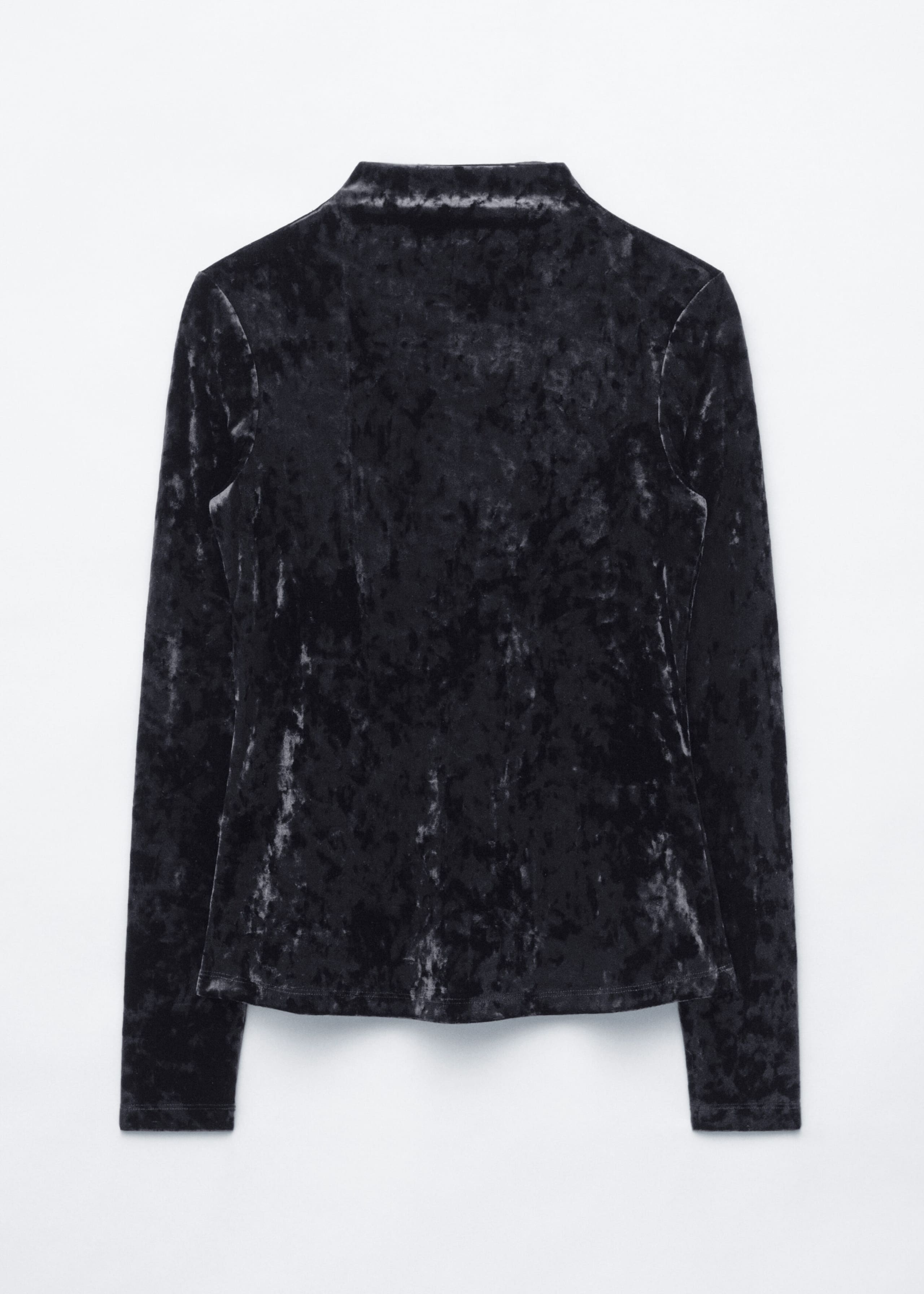 Velvet Mock Neck Top - Turquoise - Still Life