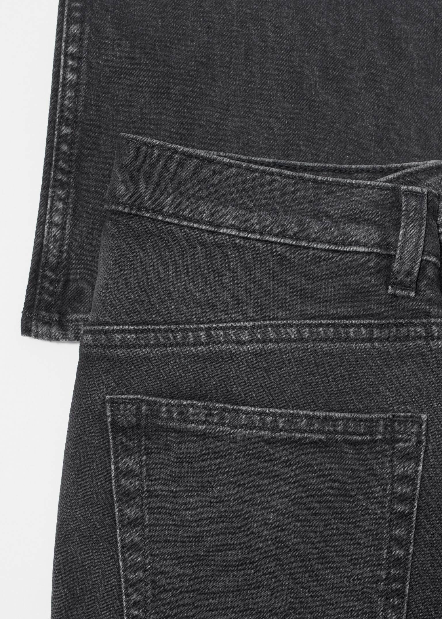 Jeansy z szerokimi nogawkami - Czarny - 2