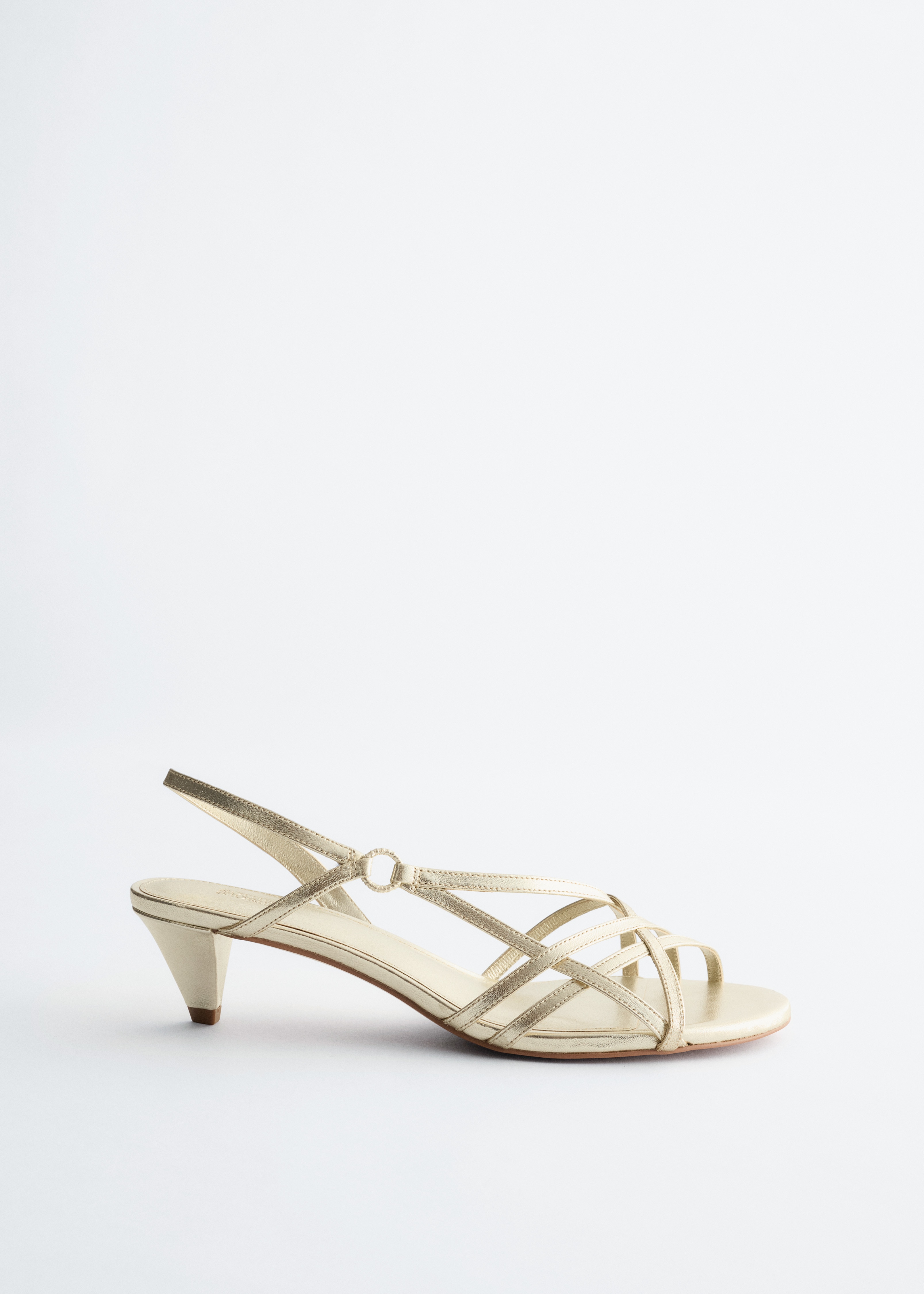 Sandales à brides en cuir