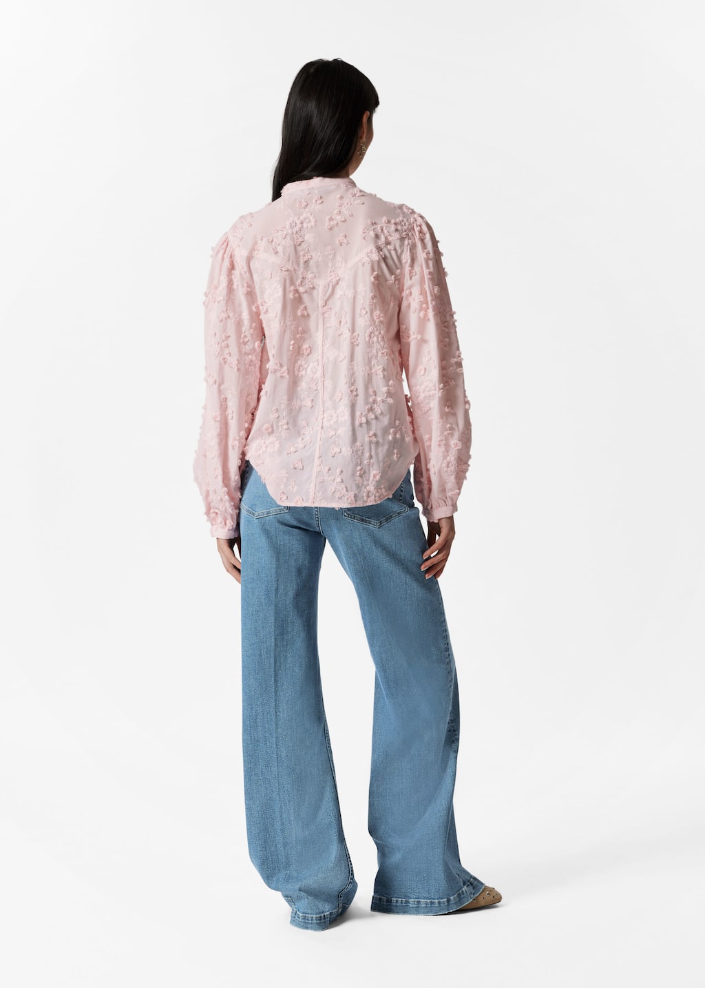 Image of Puff-Sleeve Blouse