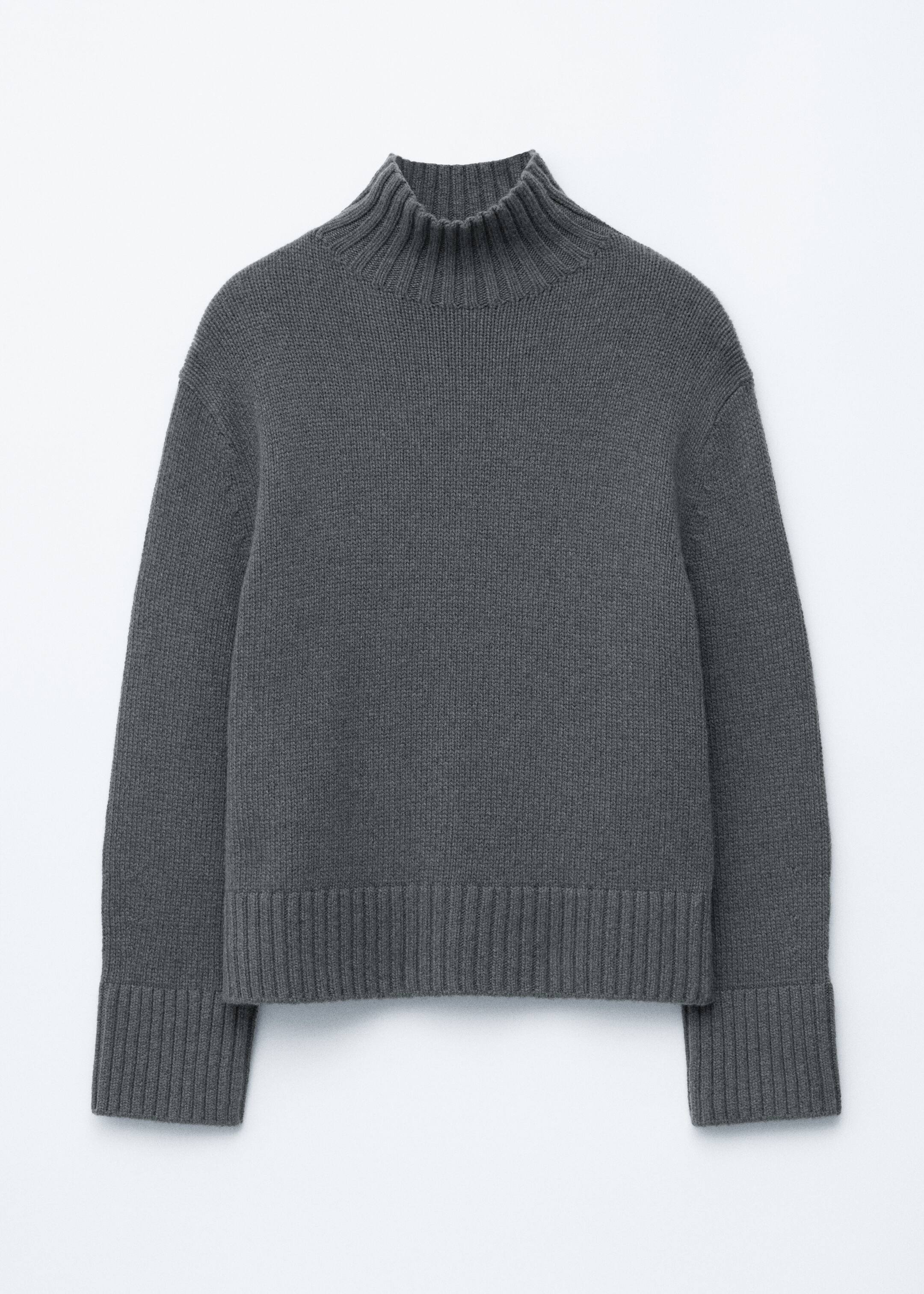 Größeres Bild ansehen: Rollkragenpullover aus Kaschmir-Mix - Dunkelgrau - Ladies | H&M DE 5