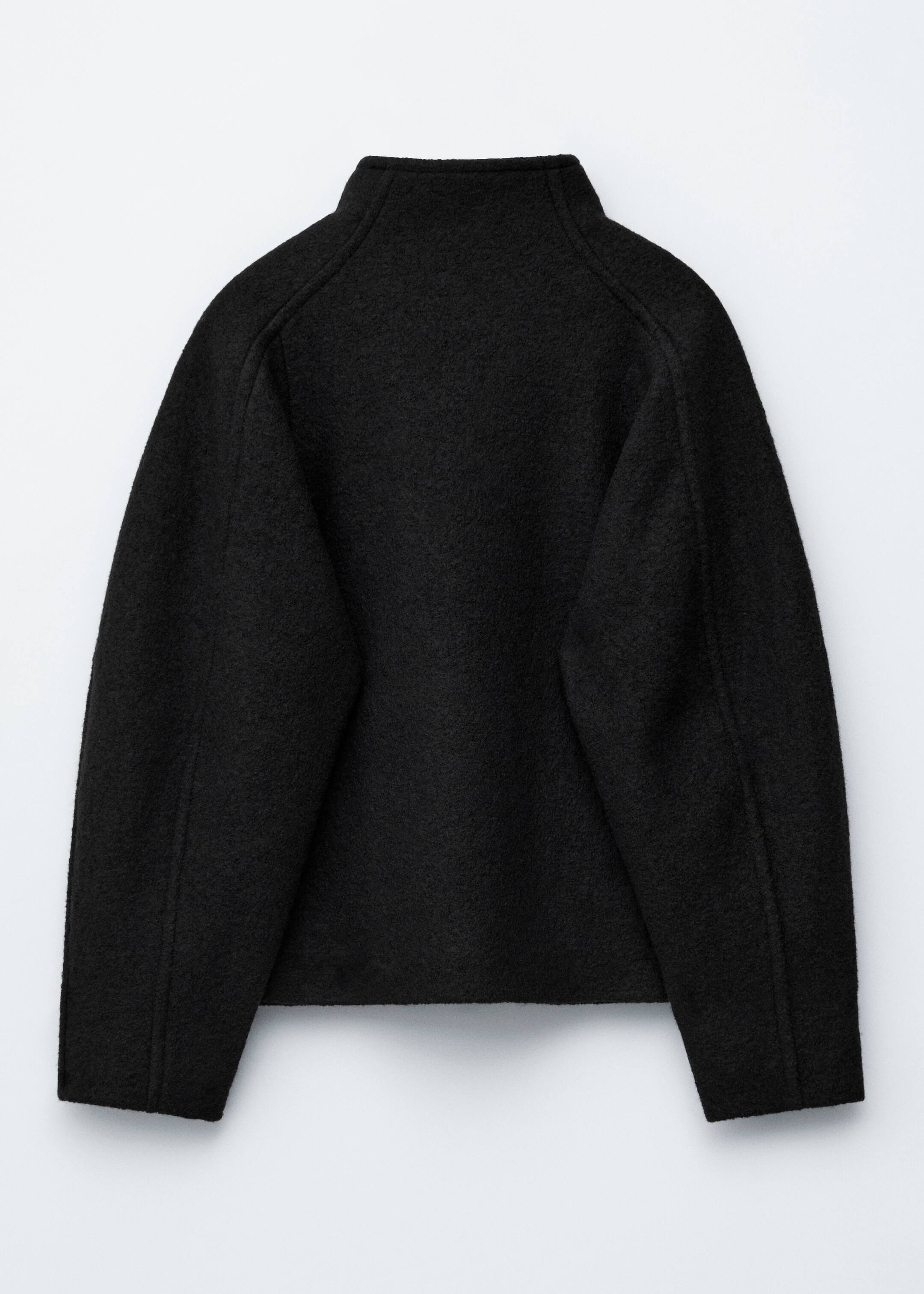 Visa större bild: Asymmetrisk ulljacka - Svart - DAM | H&M SE 7