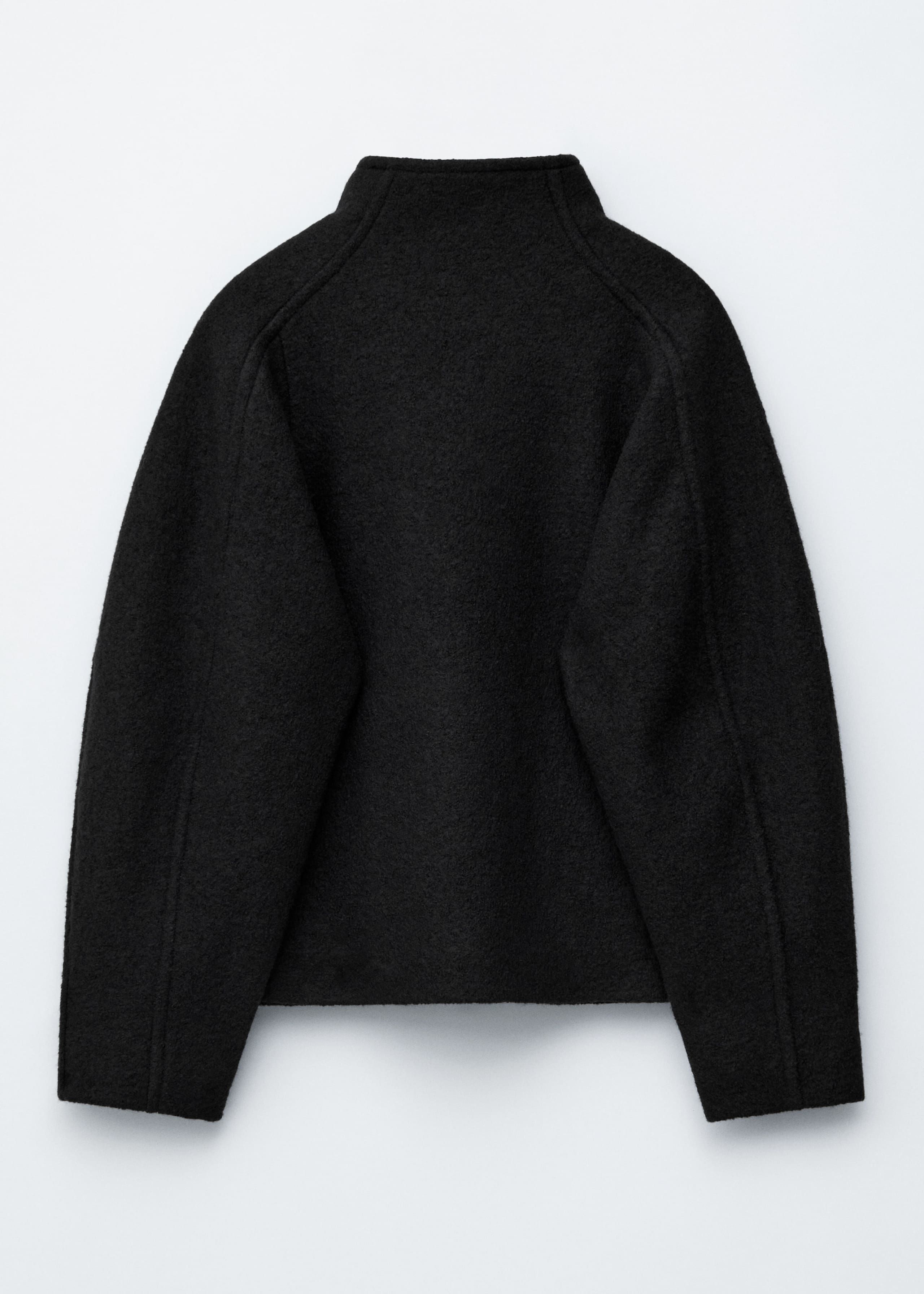 Image of Asymmetric Wool Jacket
