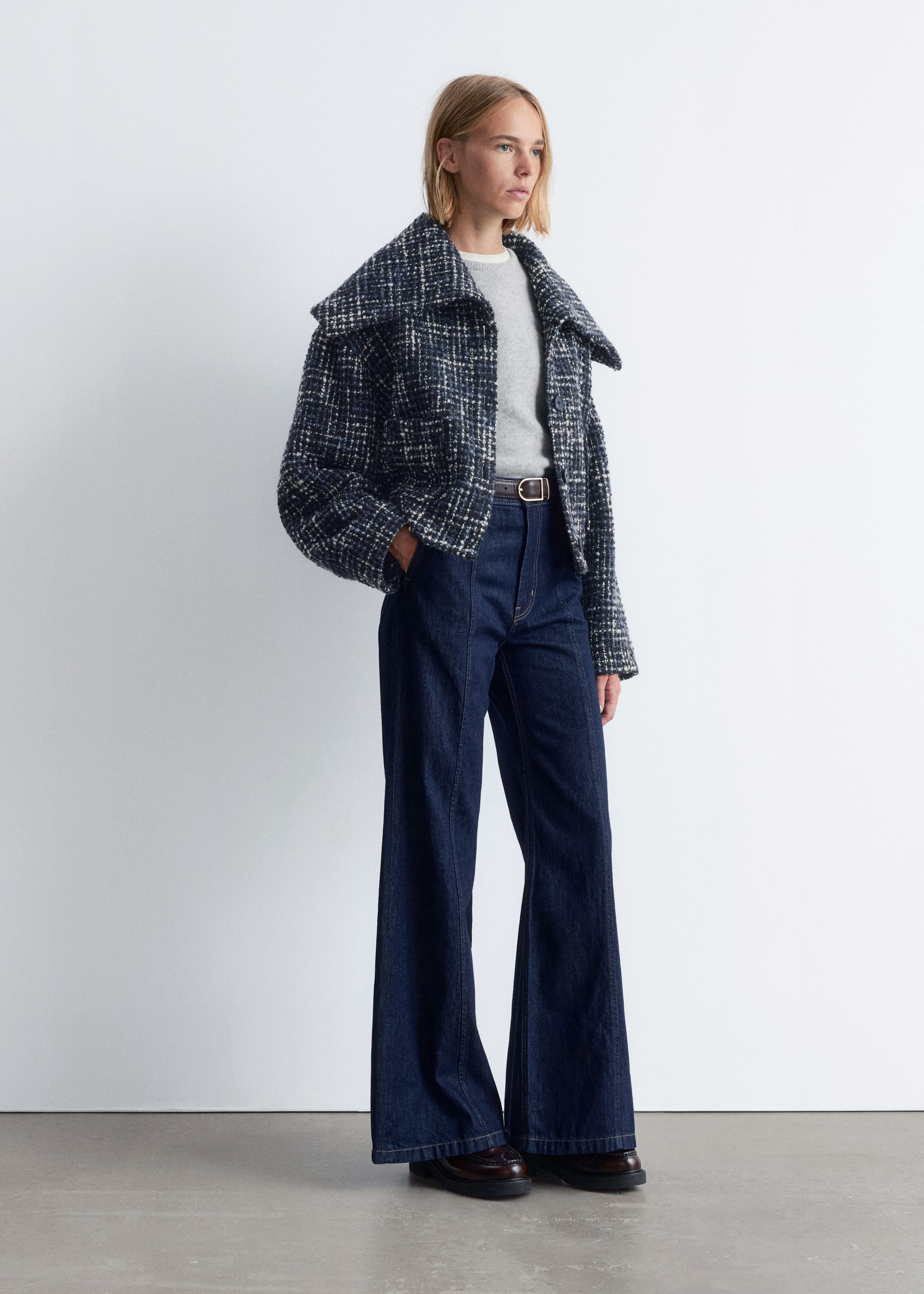 Image of Cropped Wool Jacket