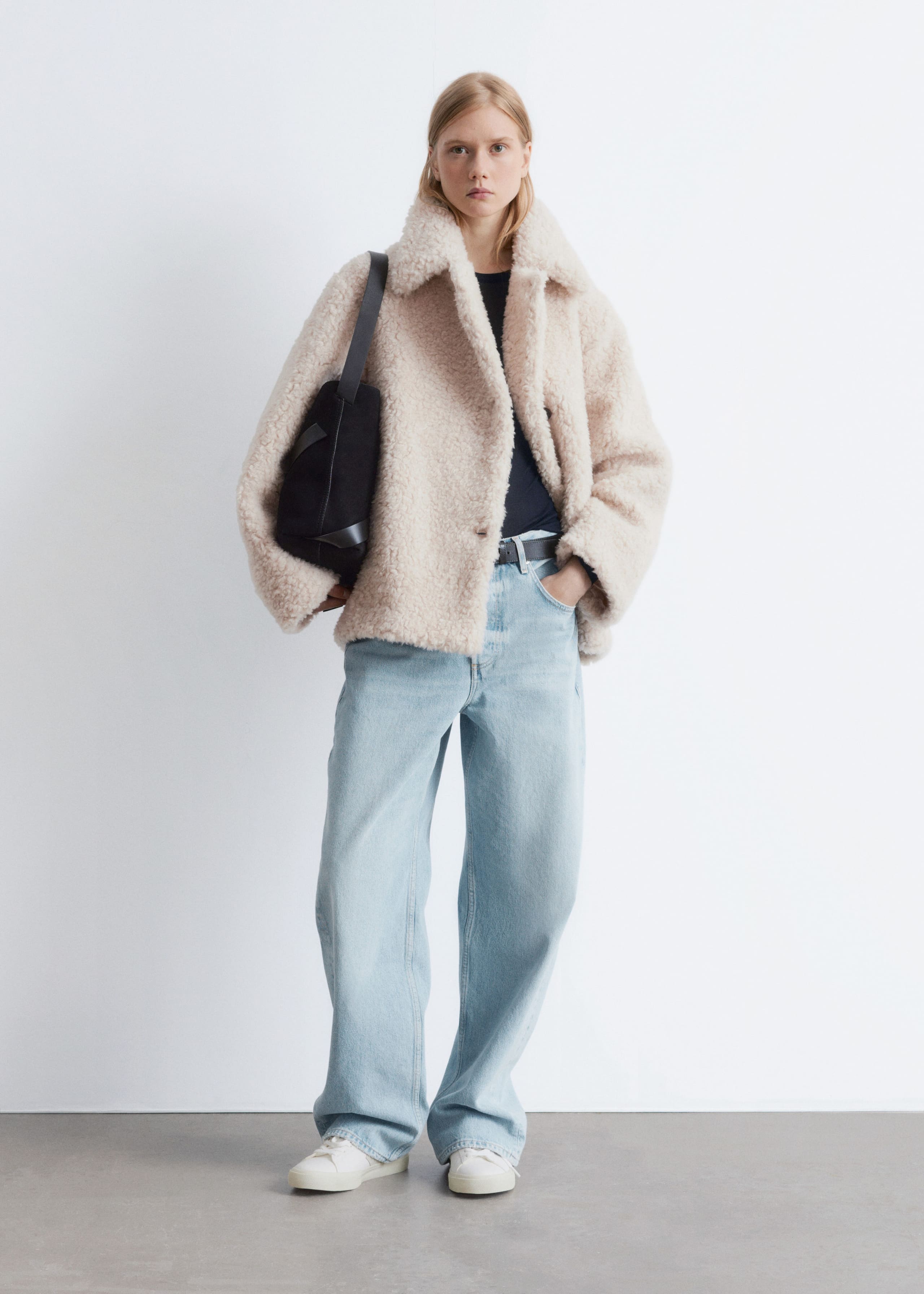 Image of Suede Bucket Bag