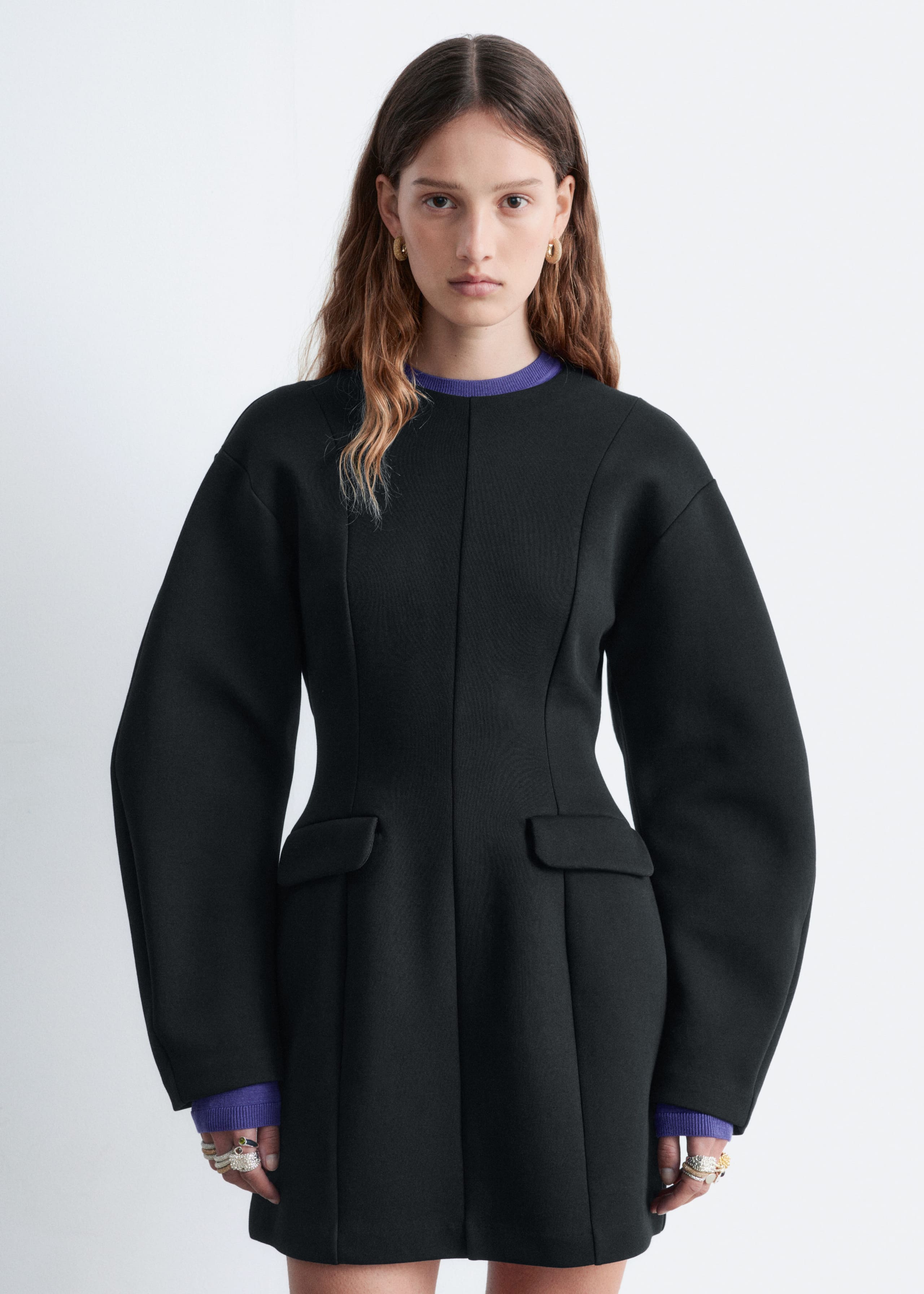 Image of Sculpted Mini Dress