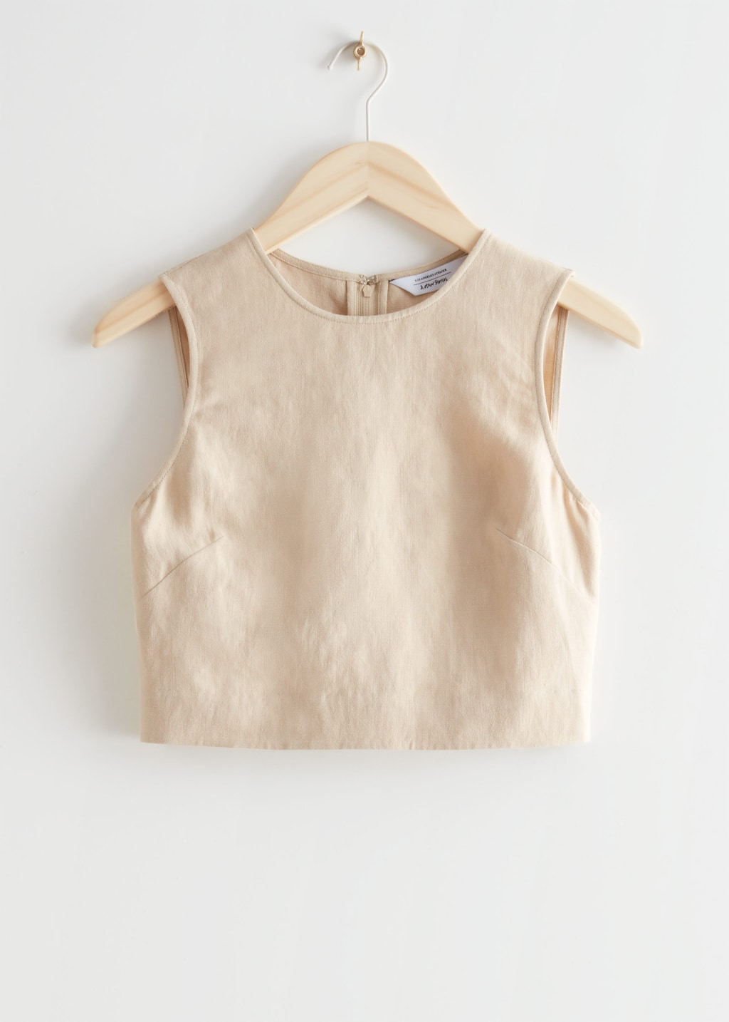 Silk Tank Top - Beige - Natura morta