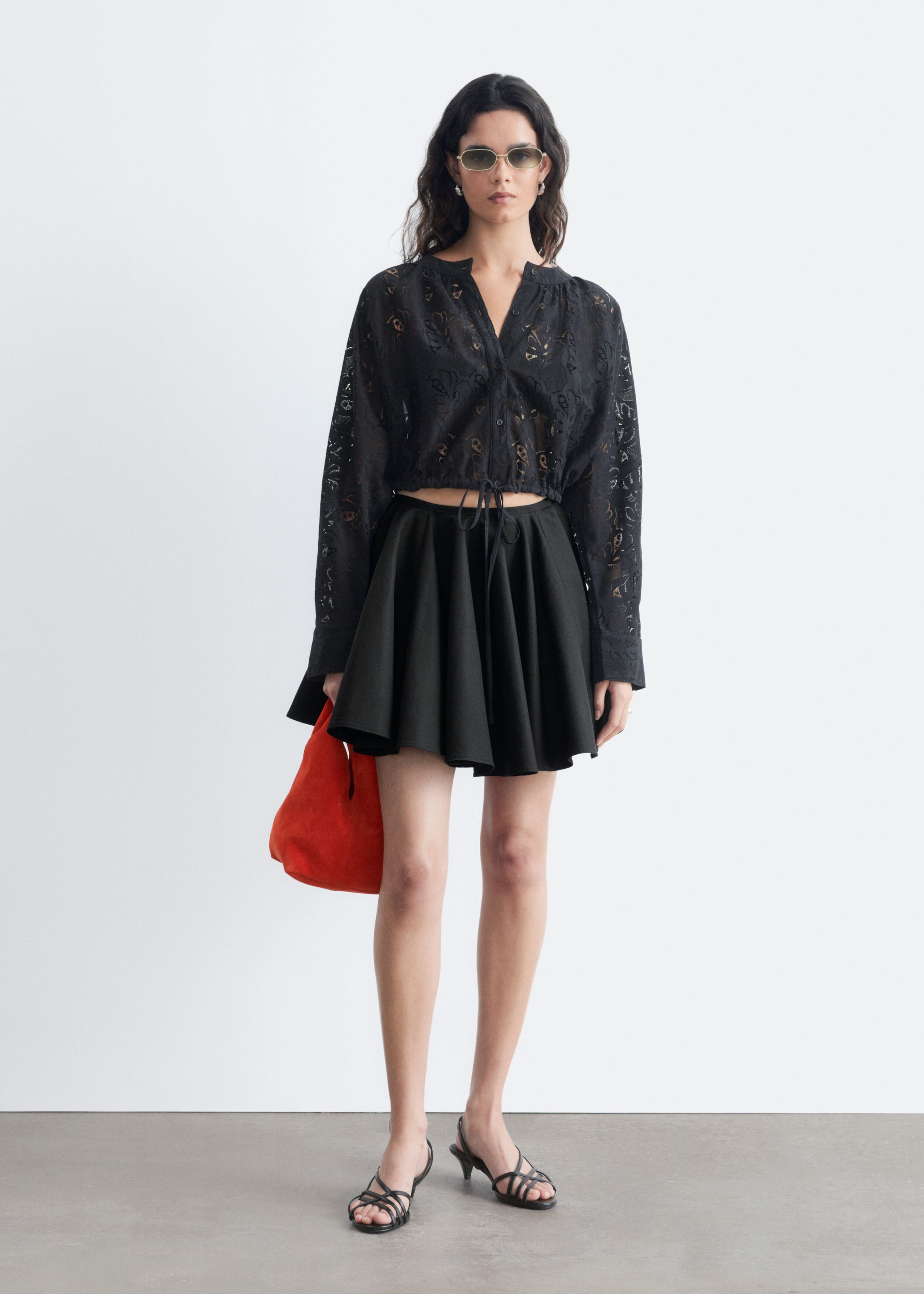 Lace Blouse - White - Lookbook