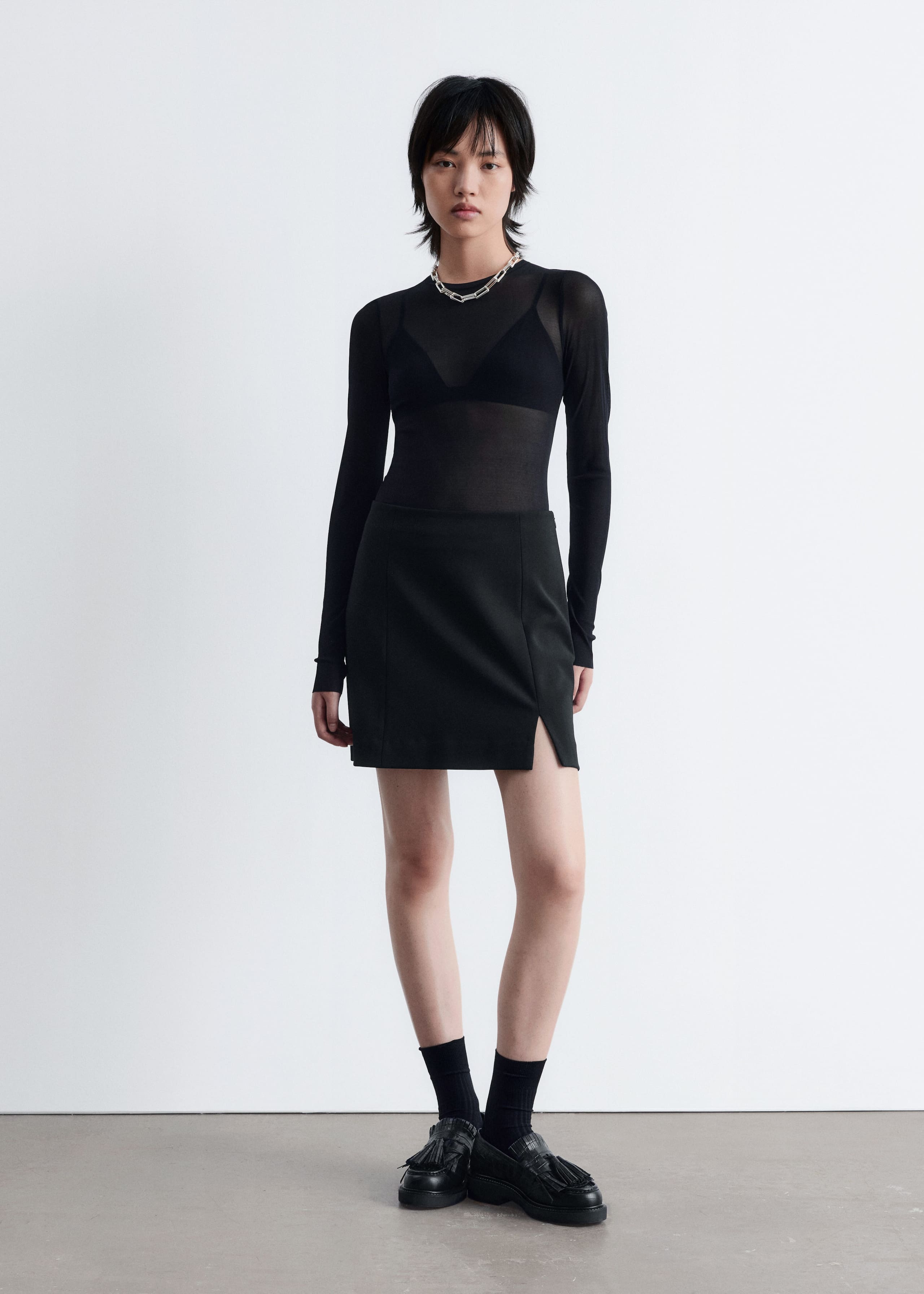 Image of Sheer Silk Top