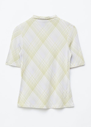 Grey/Green Checked