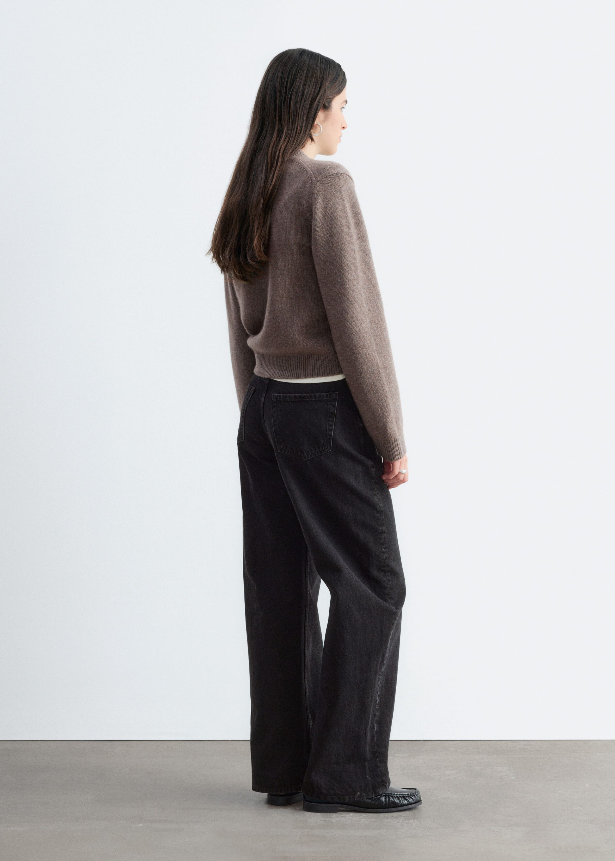 Sweter z domieszką kaszmiru – Dark Mole – Lookbook