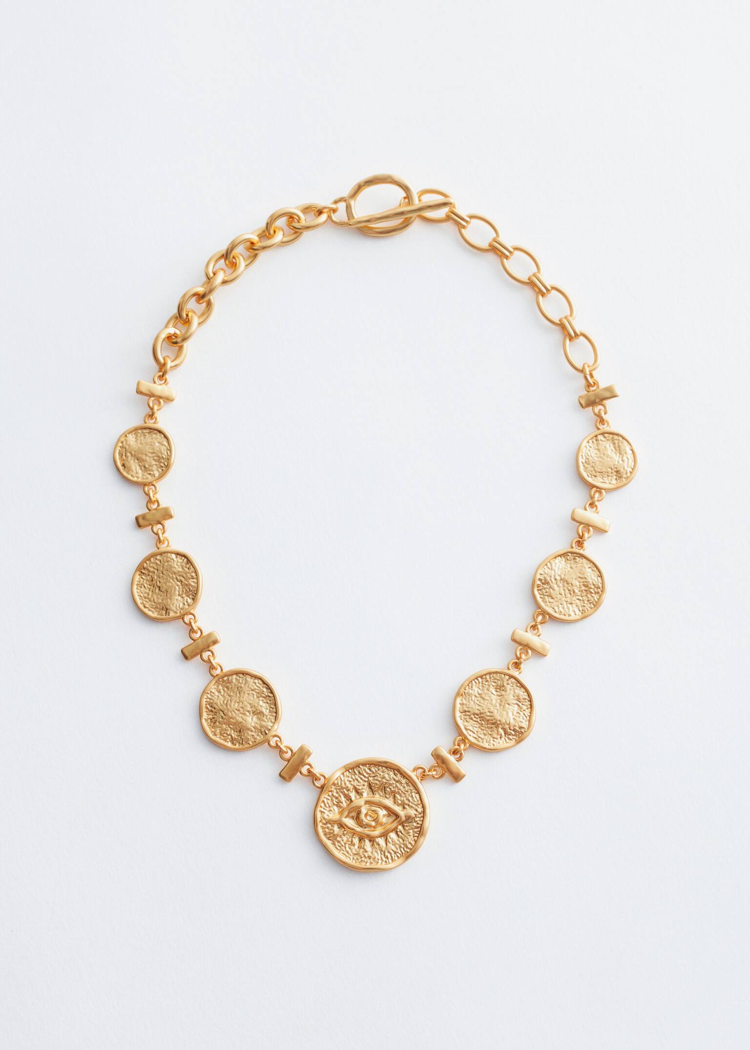 Short Charm Necklace - Gold