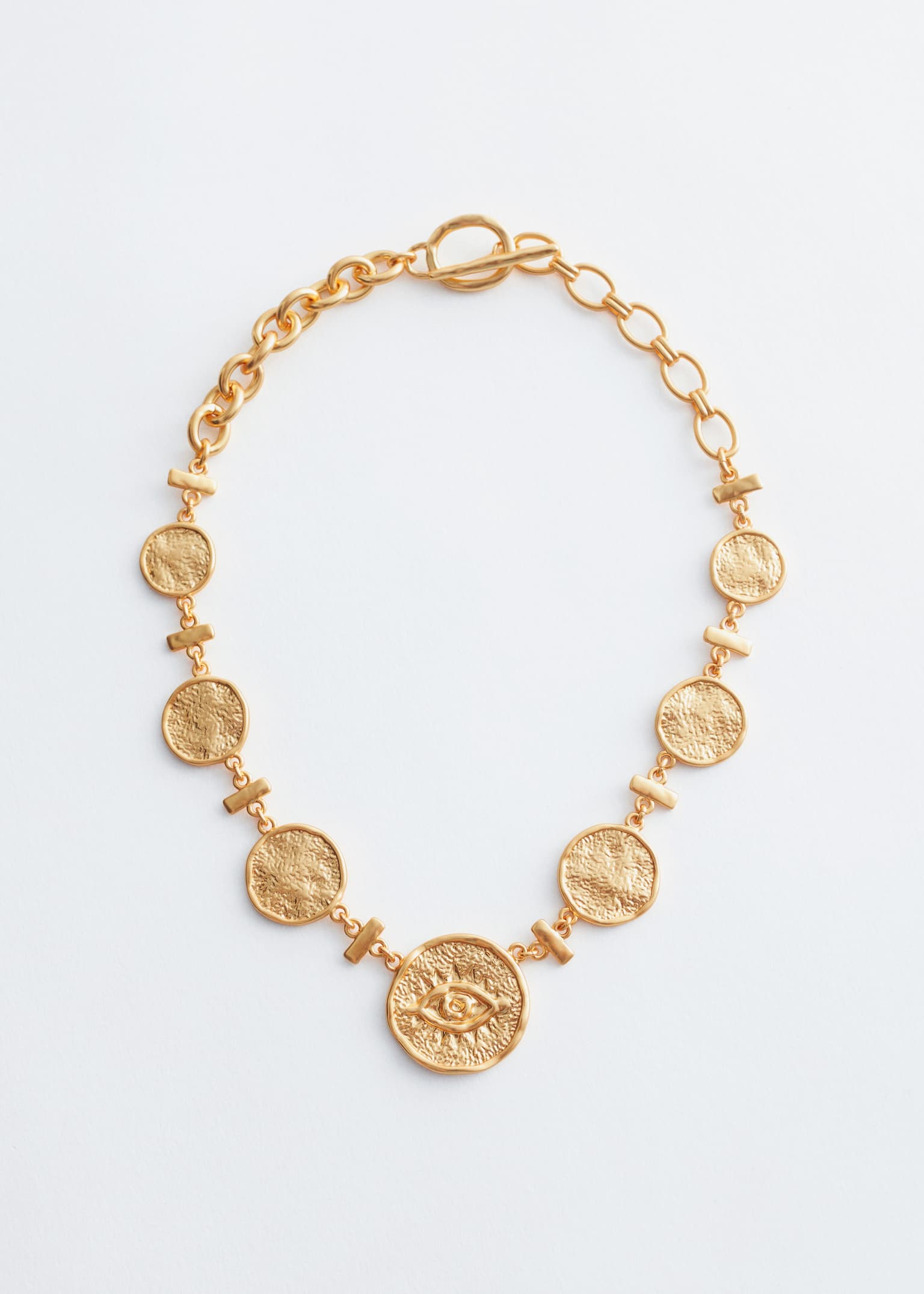 Short Charm Necklace - Gold