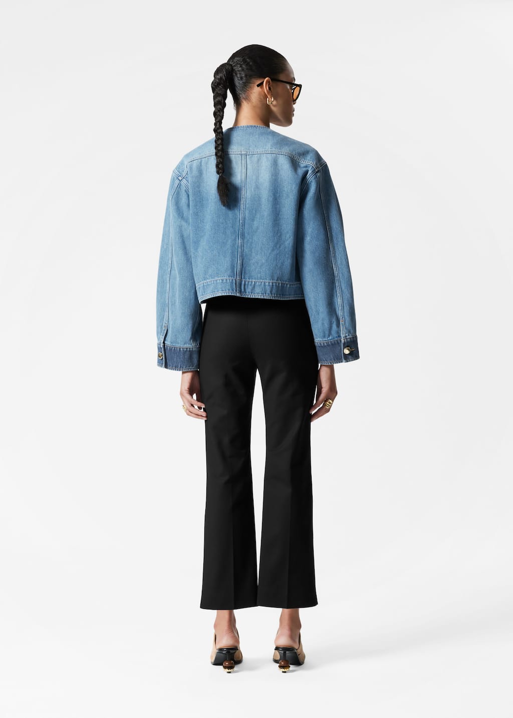 Image of Verkürzte Jeansjacke