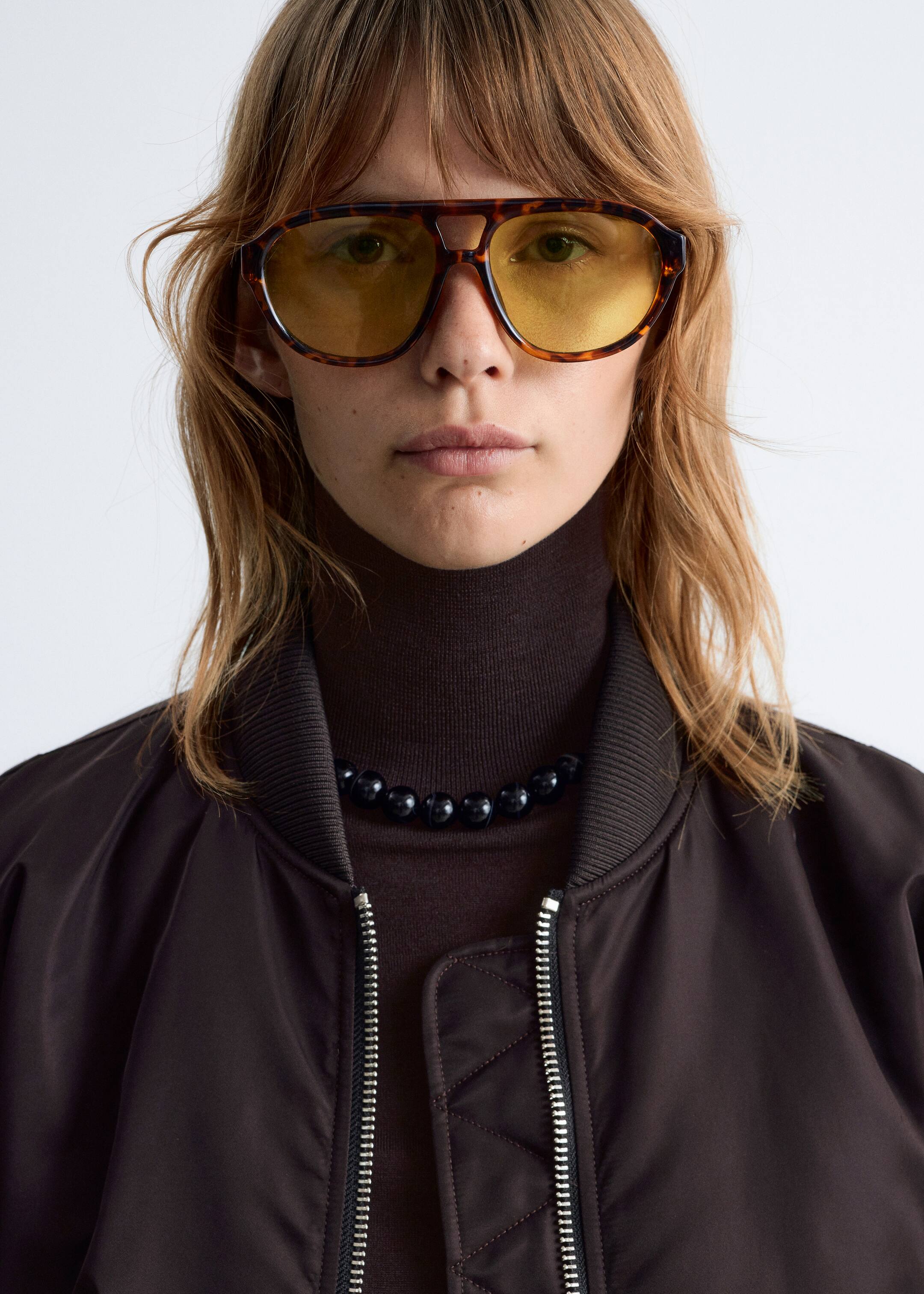 Nagyobb kép megtekintése: Hosszú bomberdzseki - Dark Brown - NŐI | H&M HU 2