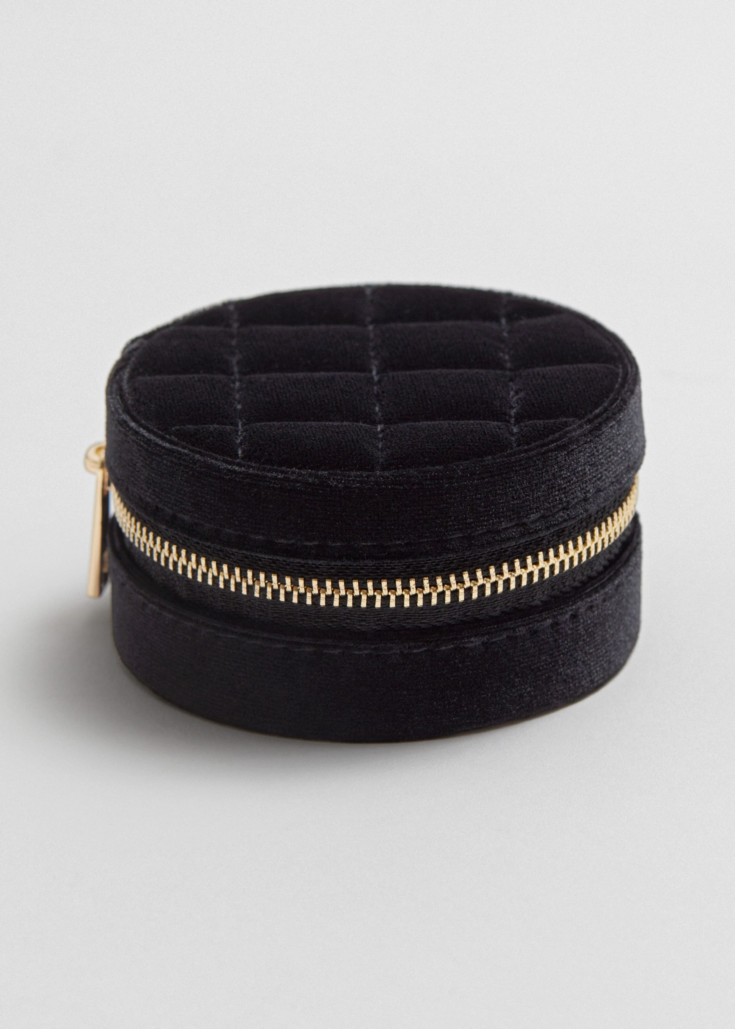 Velvet Jewellery Box - Black - Still Life