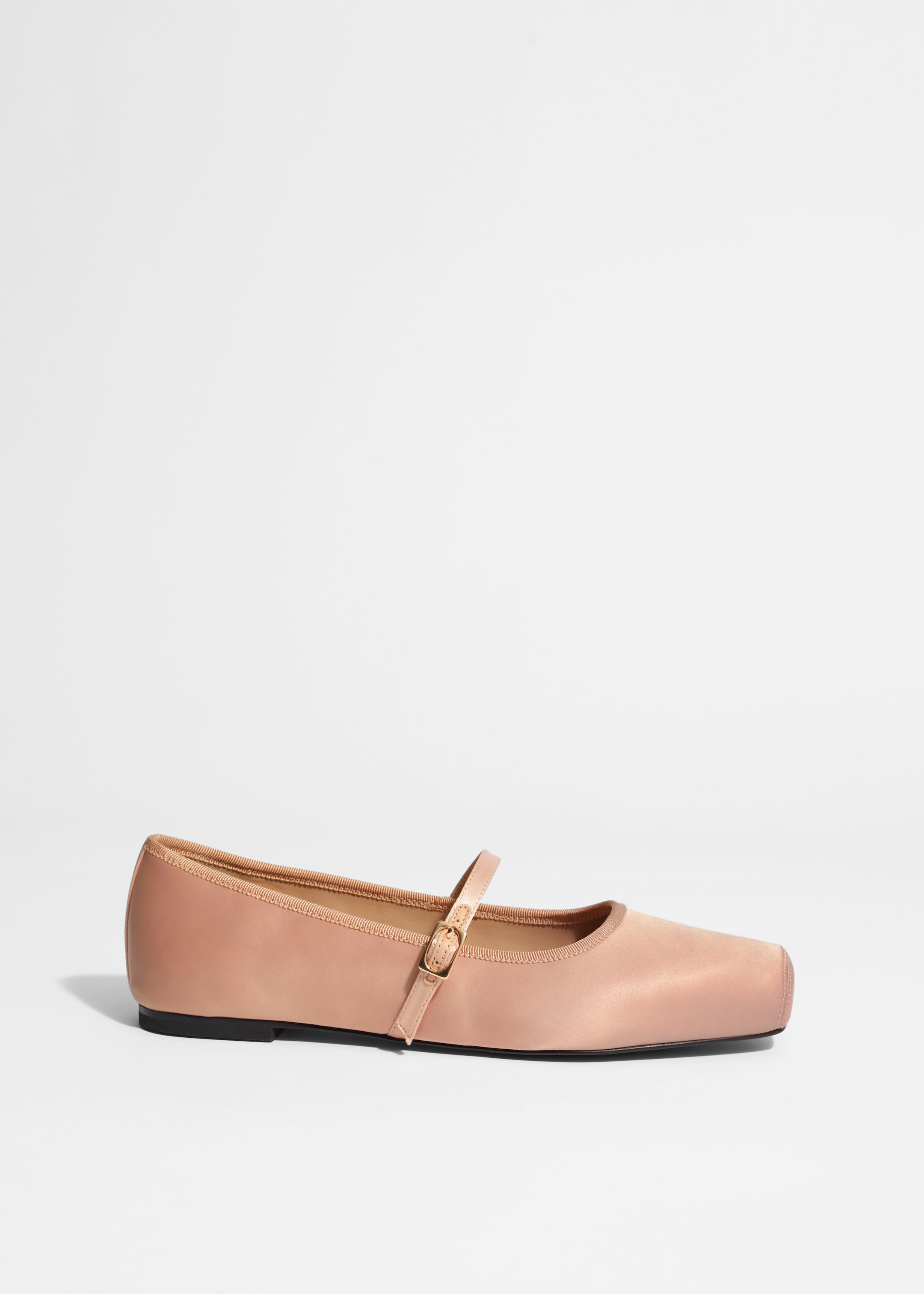 Visa större bild: Ballerinaskor med fyrkantig tå - Gammelrosa - DAM | H&M SE 1