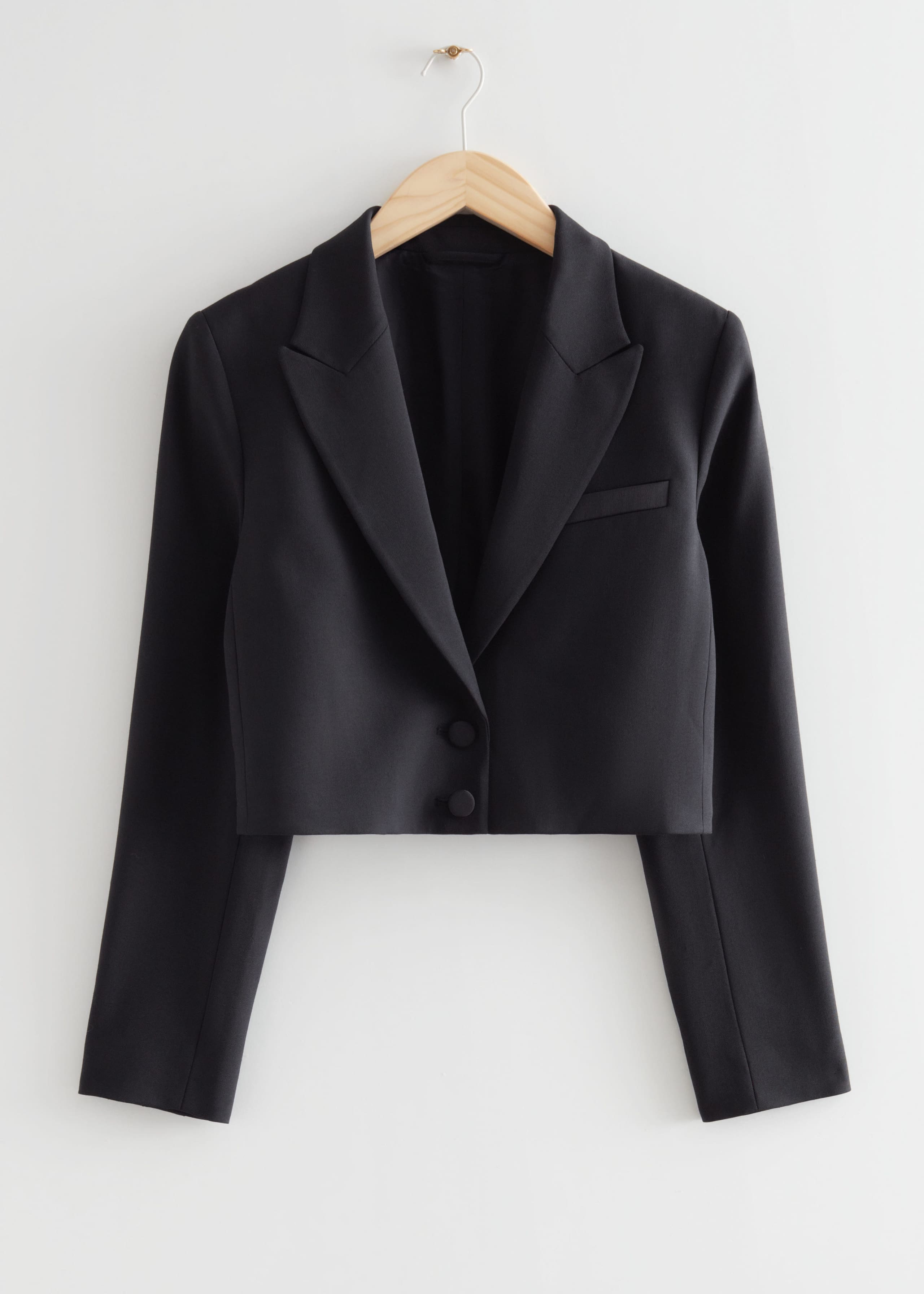 Image of Wool Cropped Blazer