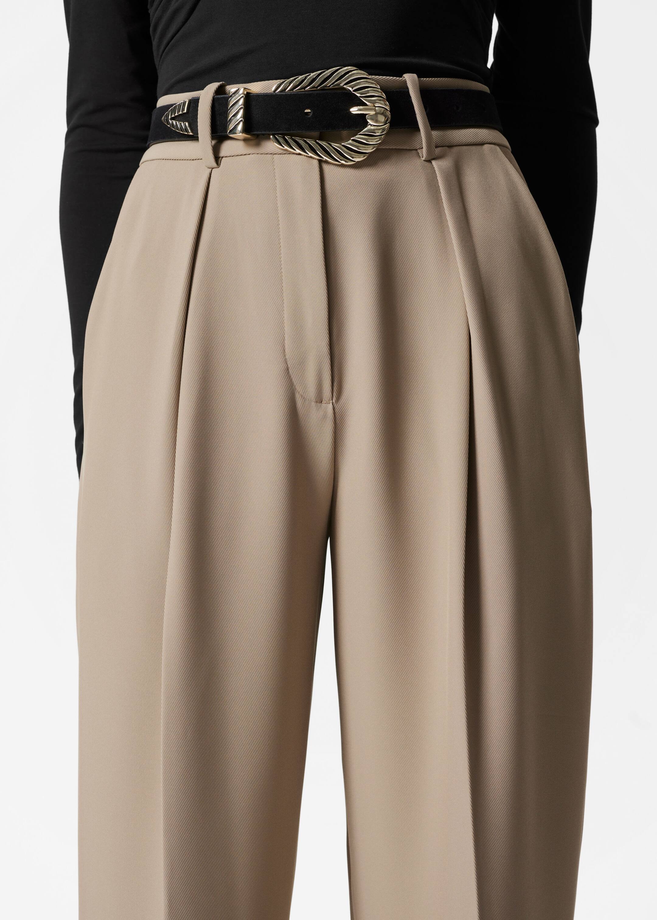 Grösseres Bild ansehen: Elegante, schmal zulaufende Hose - Beige - DAMEN | H&M CH 2
