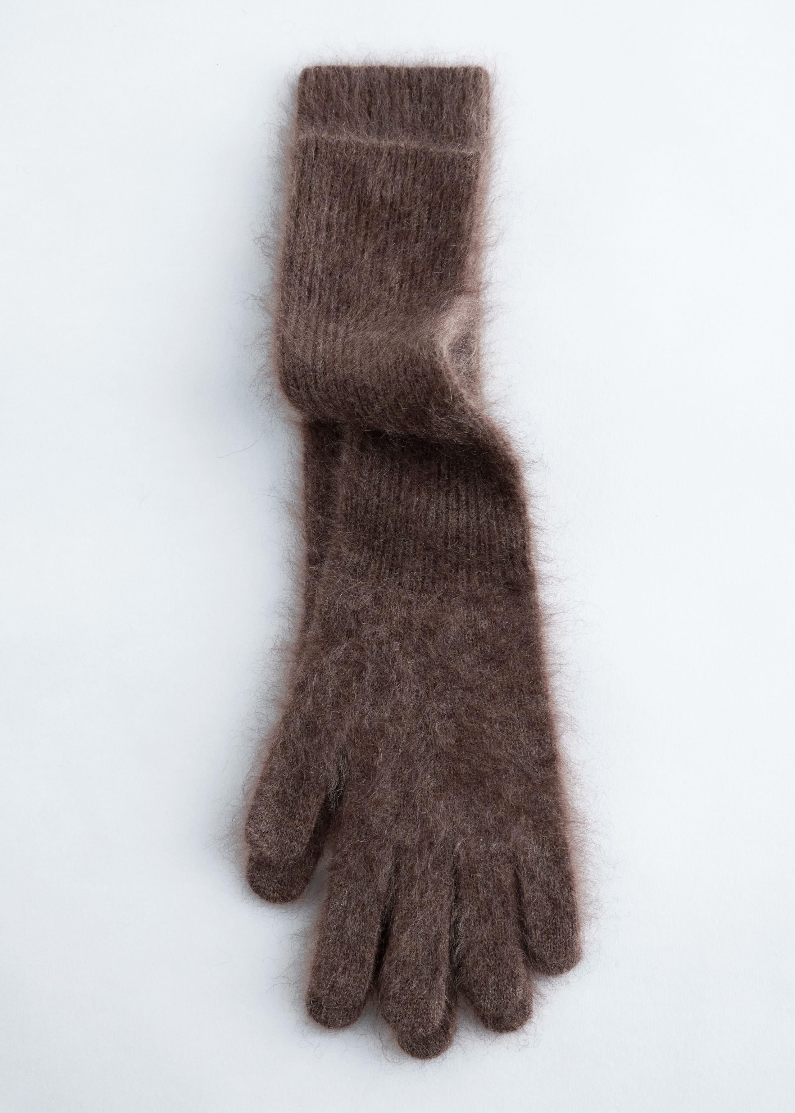 Image of Strickhandschuhe aus gebürstetem Kaschmir