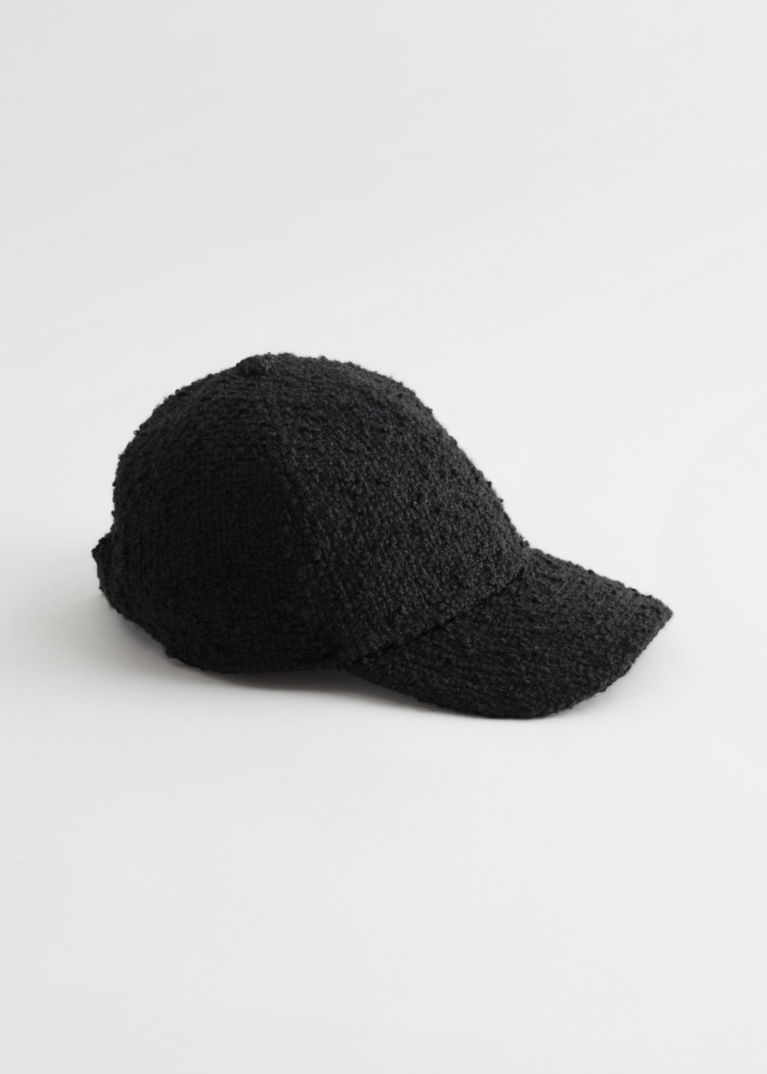 Boucle Baseball Cap - Black - Still Life